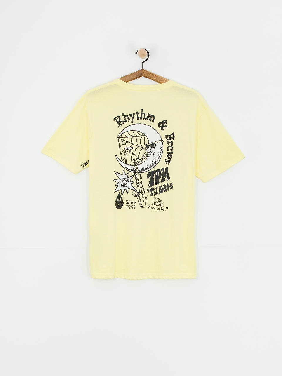 Tričko Volcom Rhythm 1991 Bsc (aura yellow)