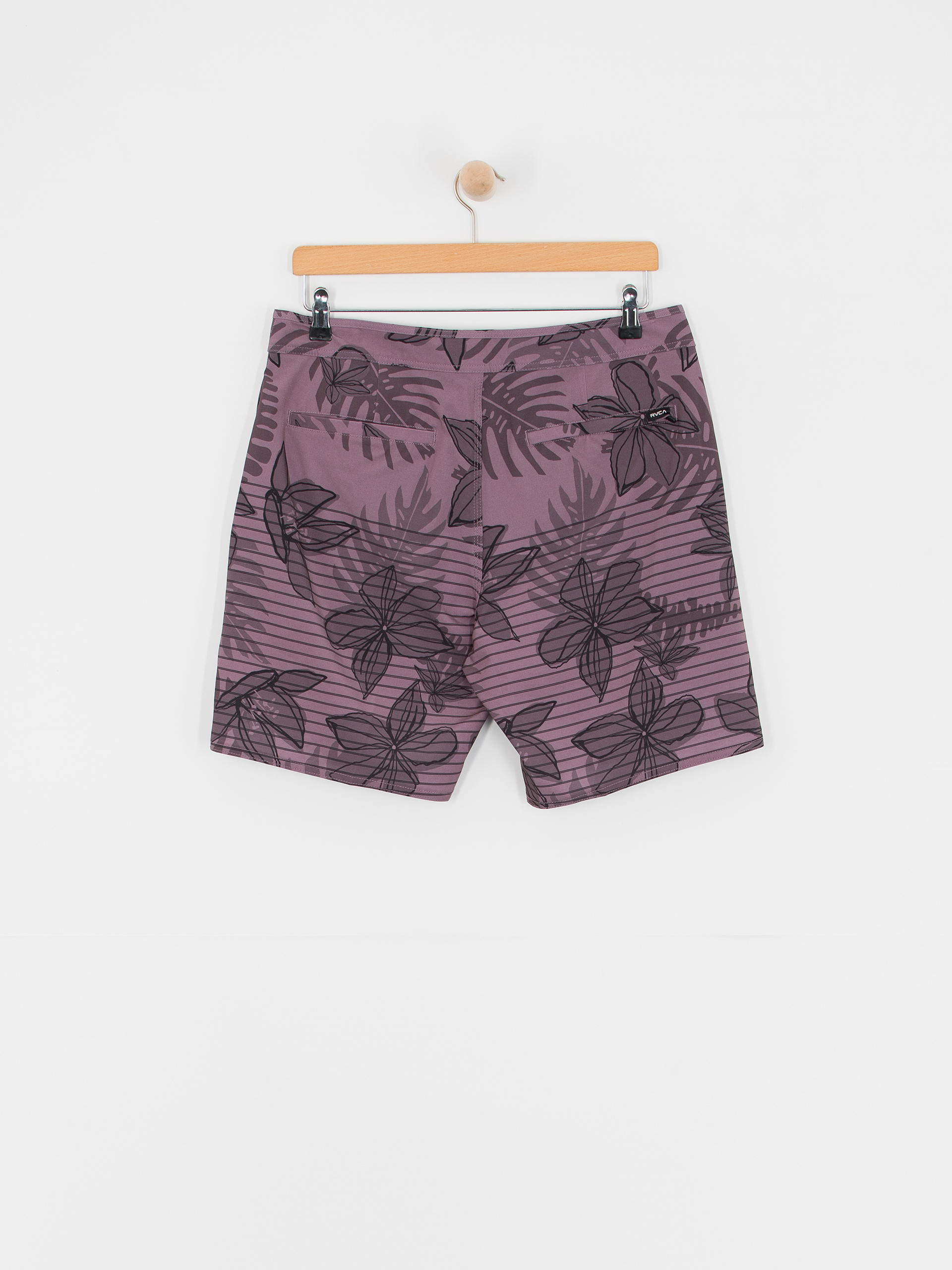 Plážové kraťasy RVCA Curren Trunk (lavender floral)
