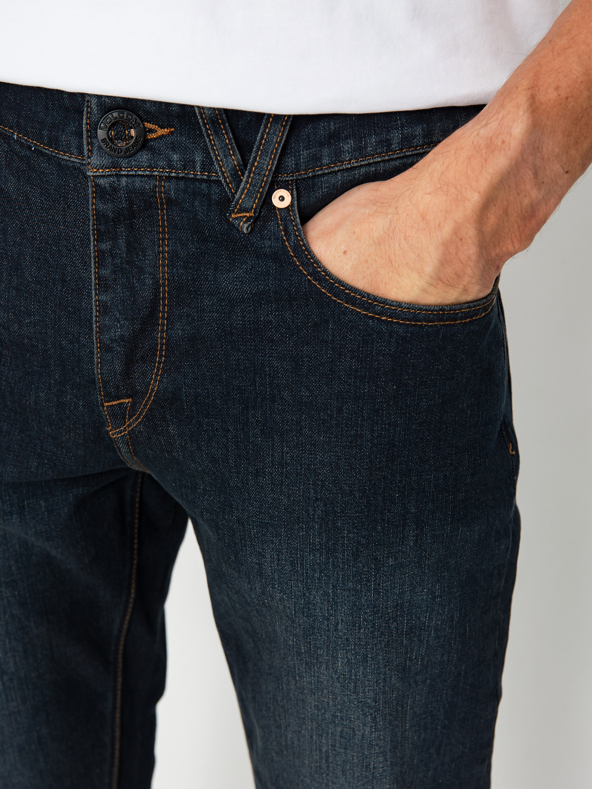 Nohavice Volcom Solver Denim (new vintage blue)