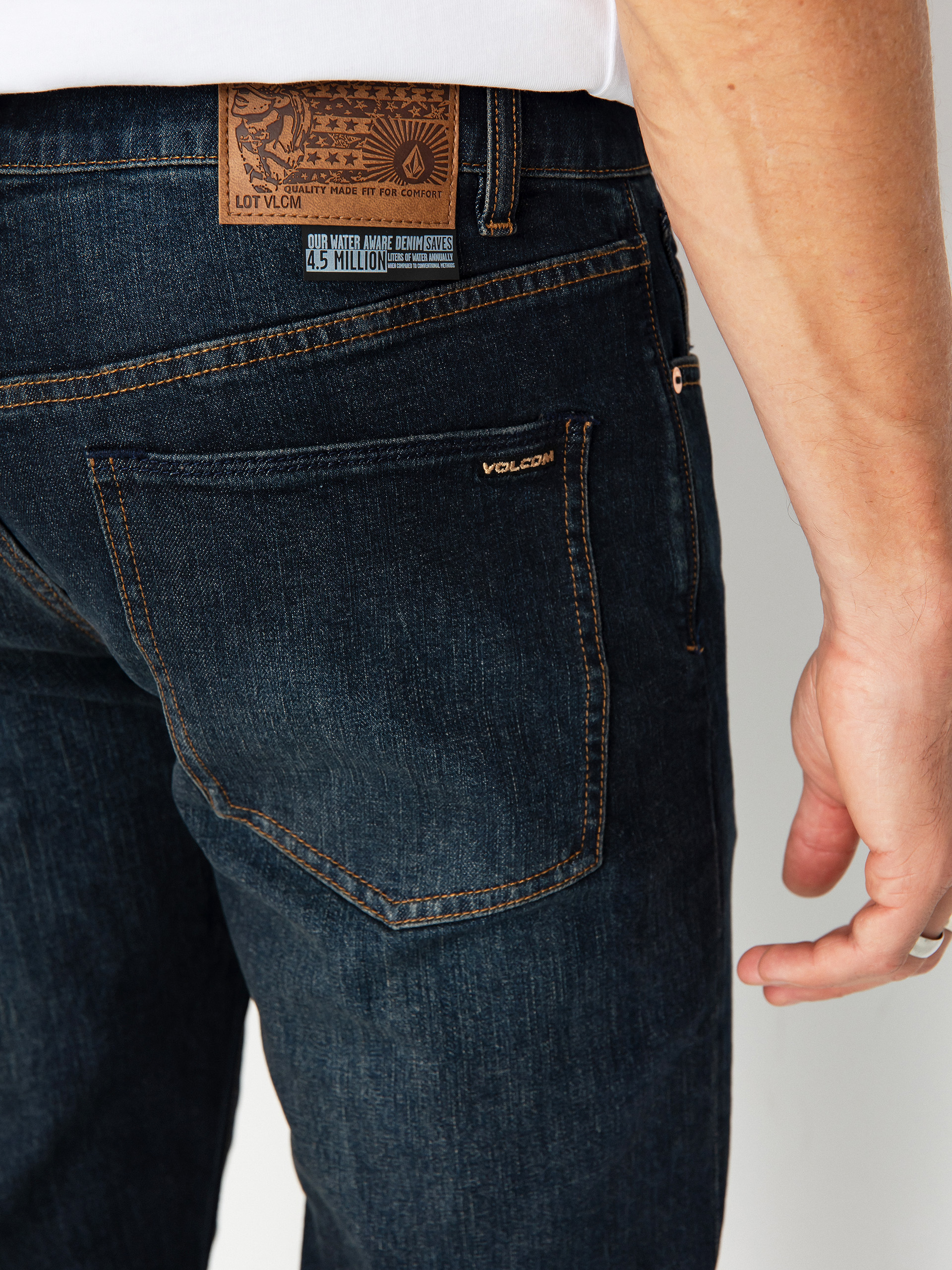 Nohavice Volcom Solver Denim (new vintage blue)