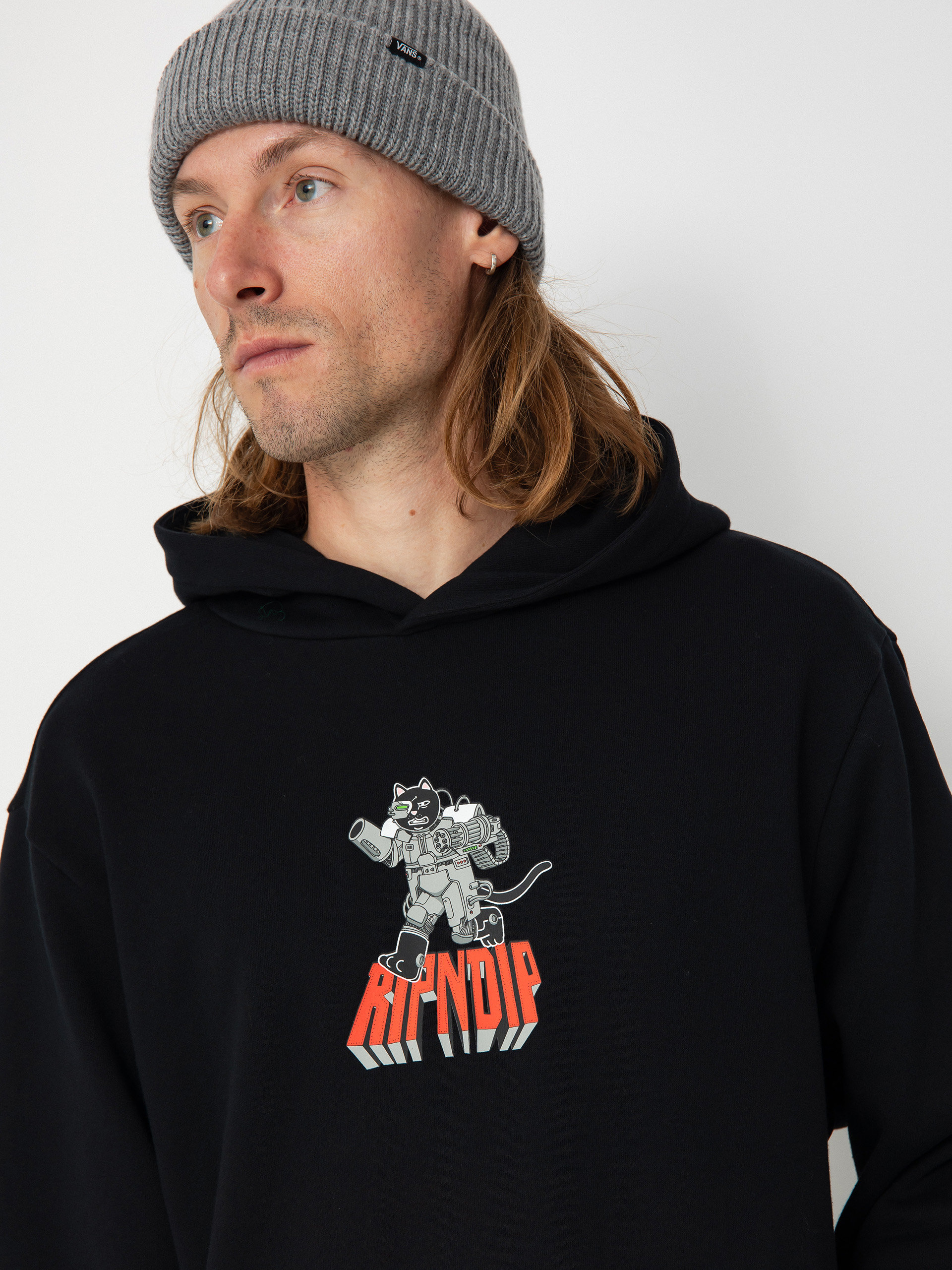 Mikina s kapucňou RipNDip Tomorrowland HD (black)