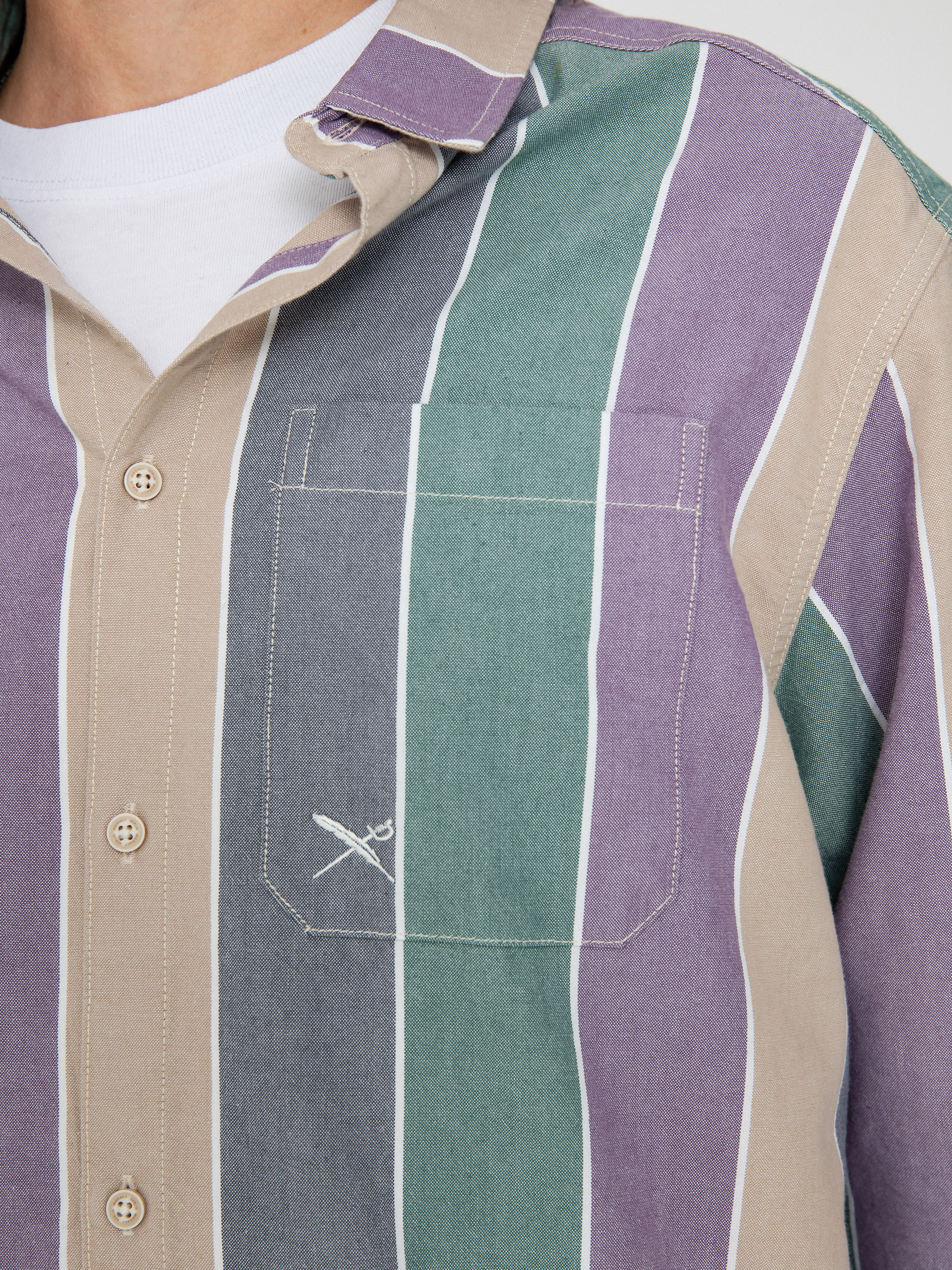 Košeľa Iriedaily Samuel Stripe (p. haze)