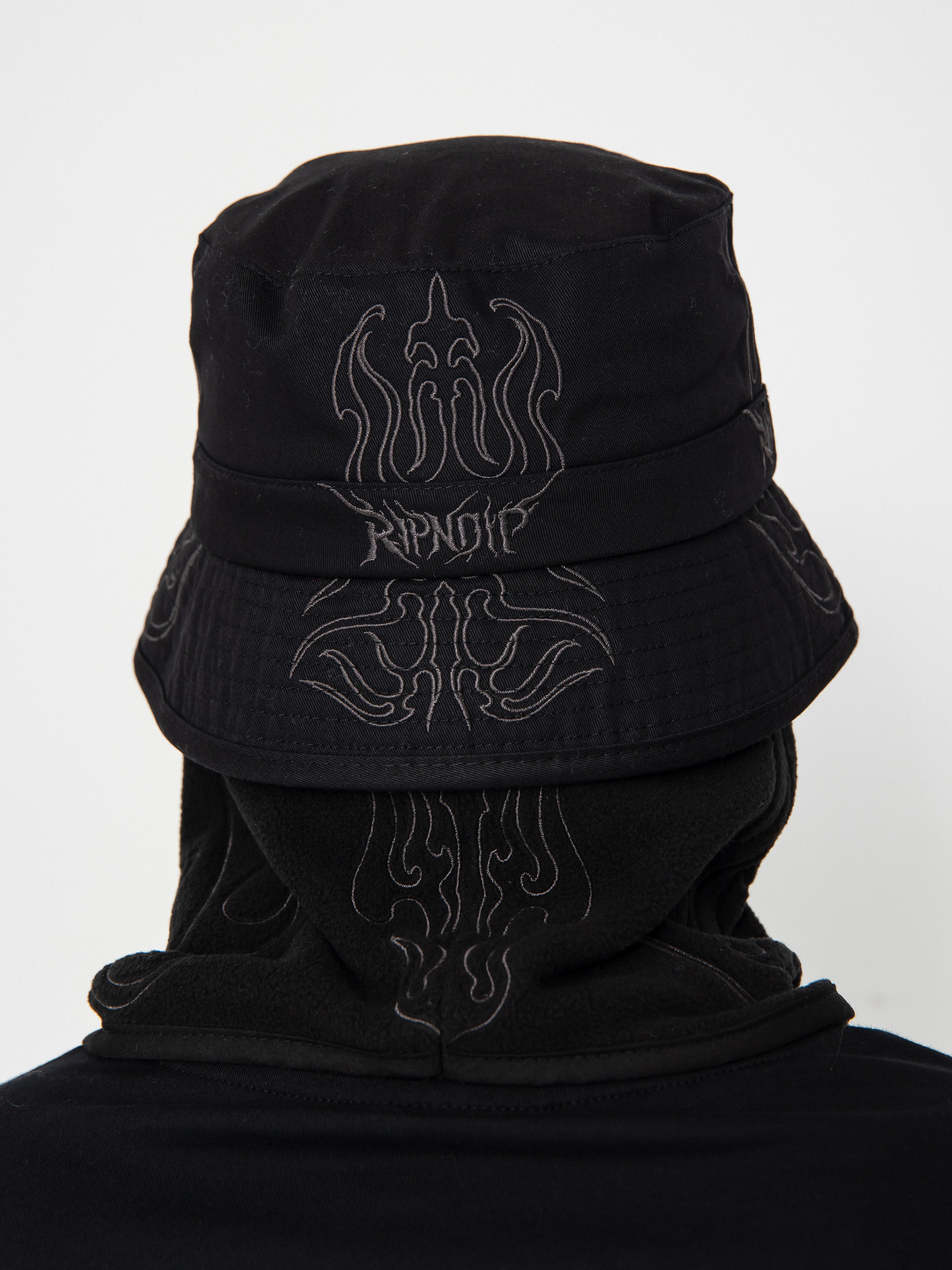Klobúk RipNDip Volt Face Mask Bucket Hat (black)