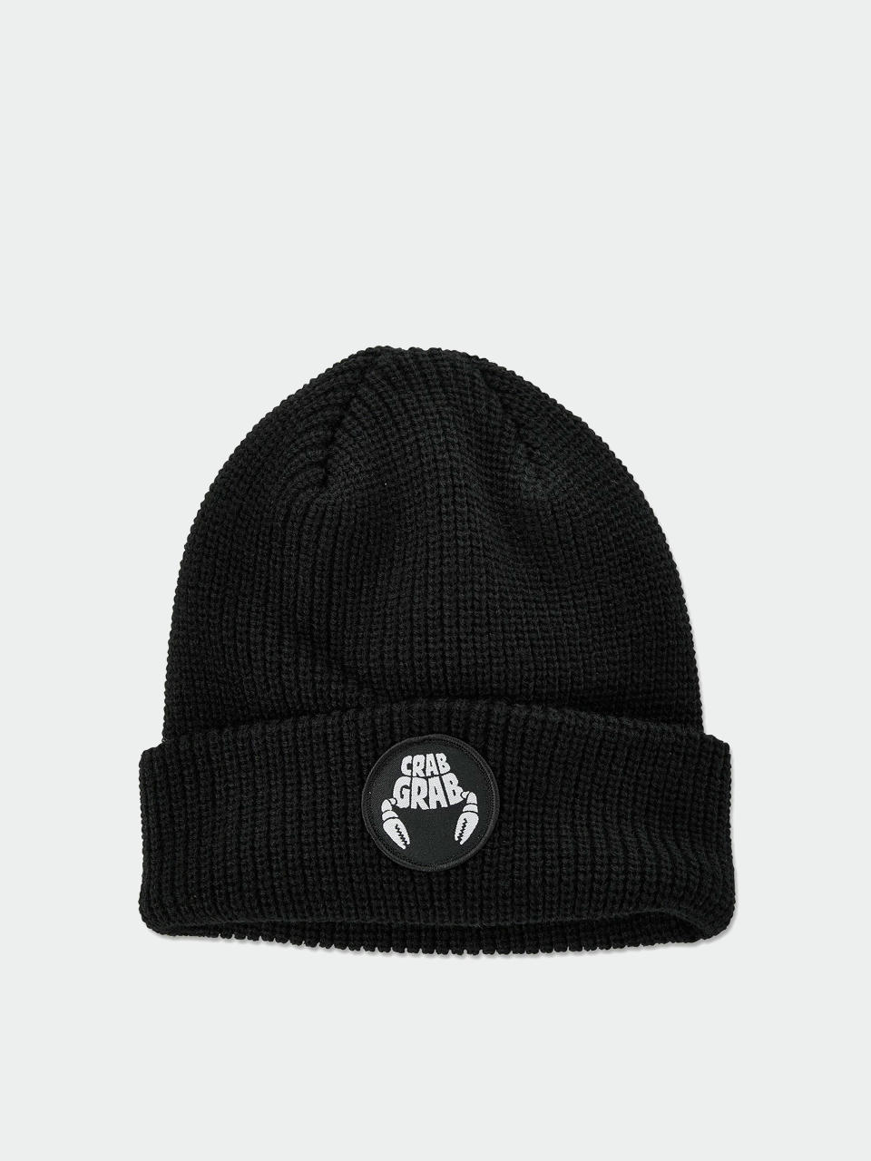 Čiapka Crab Grab Circle Patch Beanie (black)