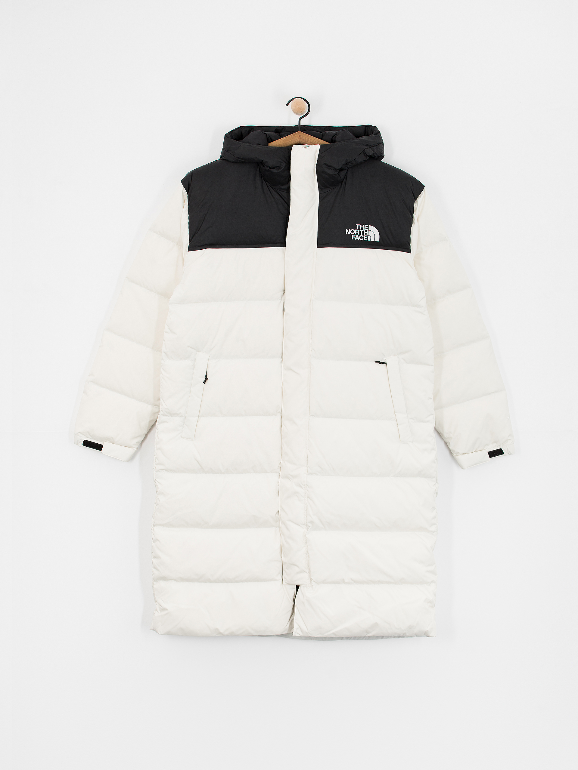 Bunda The North Face Nuptse Parka (white dune/tnf black)