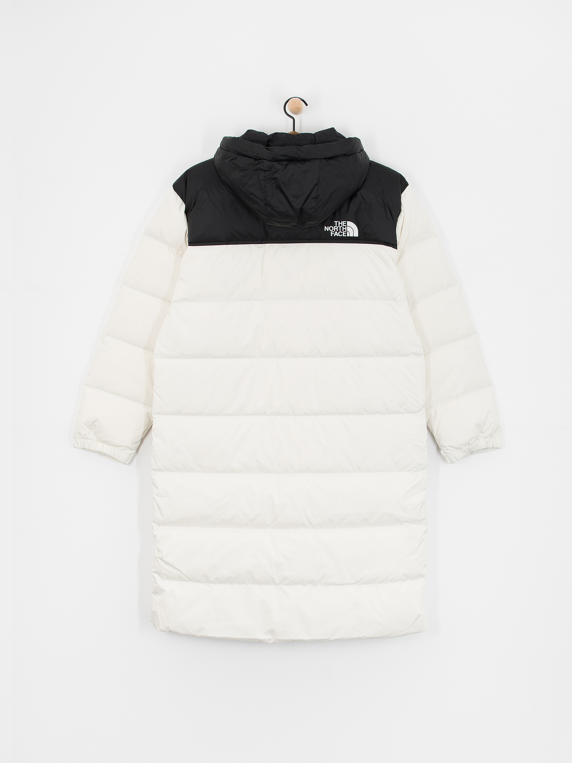 Bunda The North Face Nuptse Parka (white dune/tnf black)