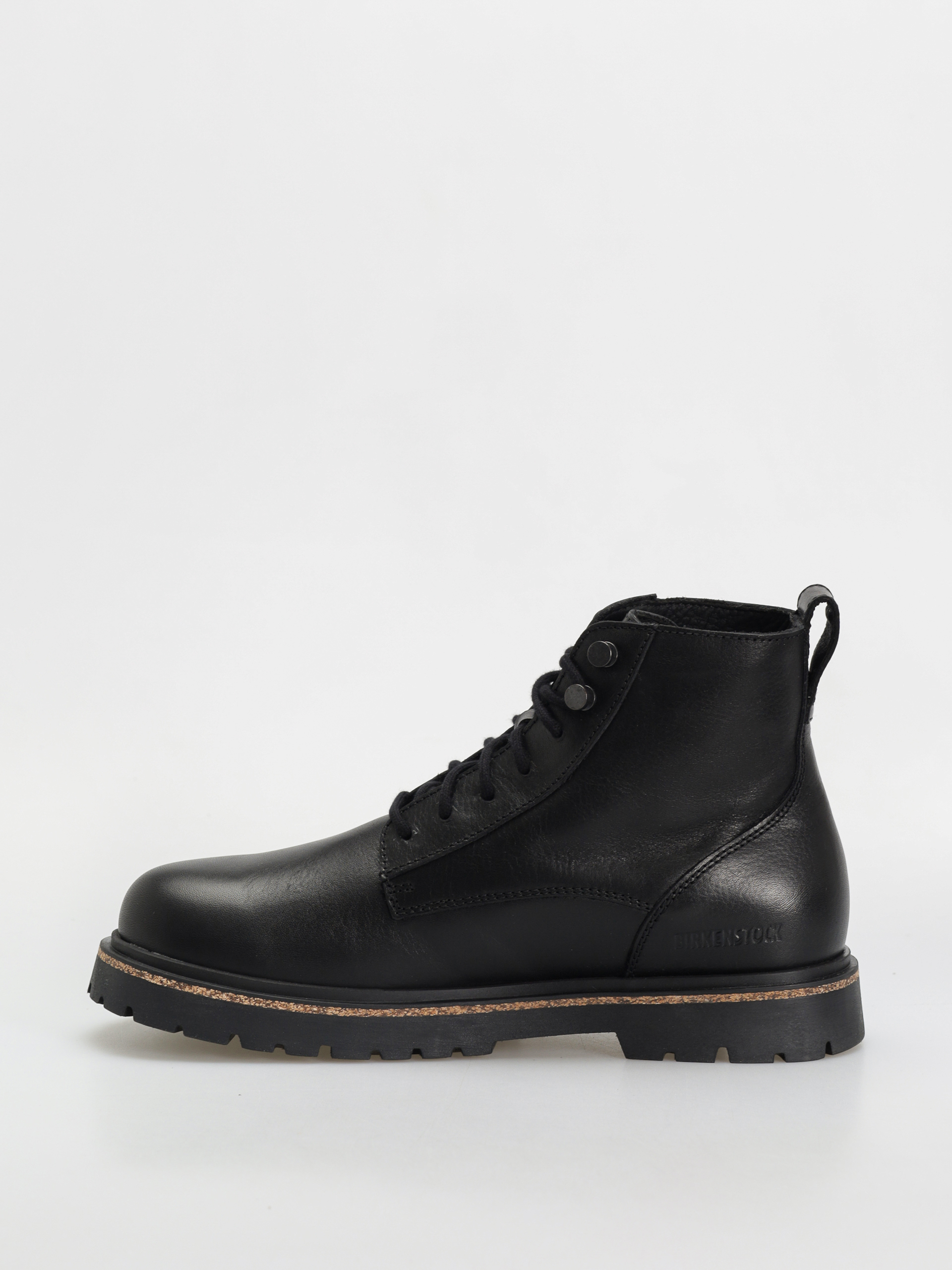 Topánky Birkenstock Highwood Lace Mid Natural Leather Regular (black)