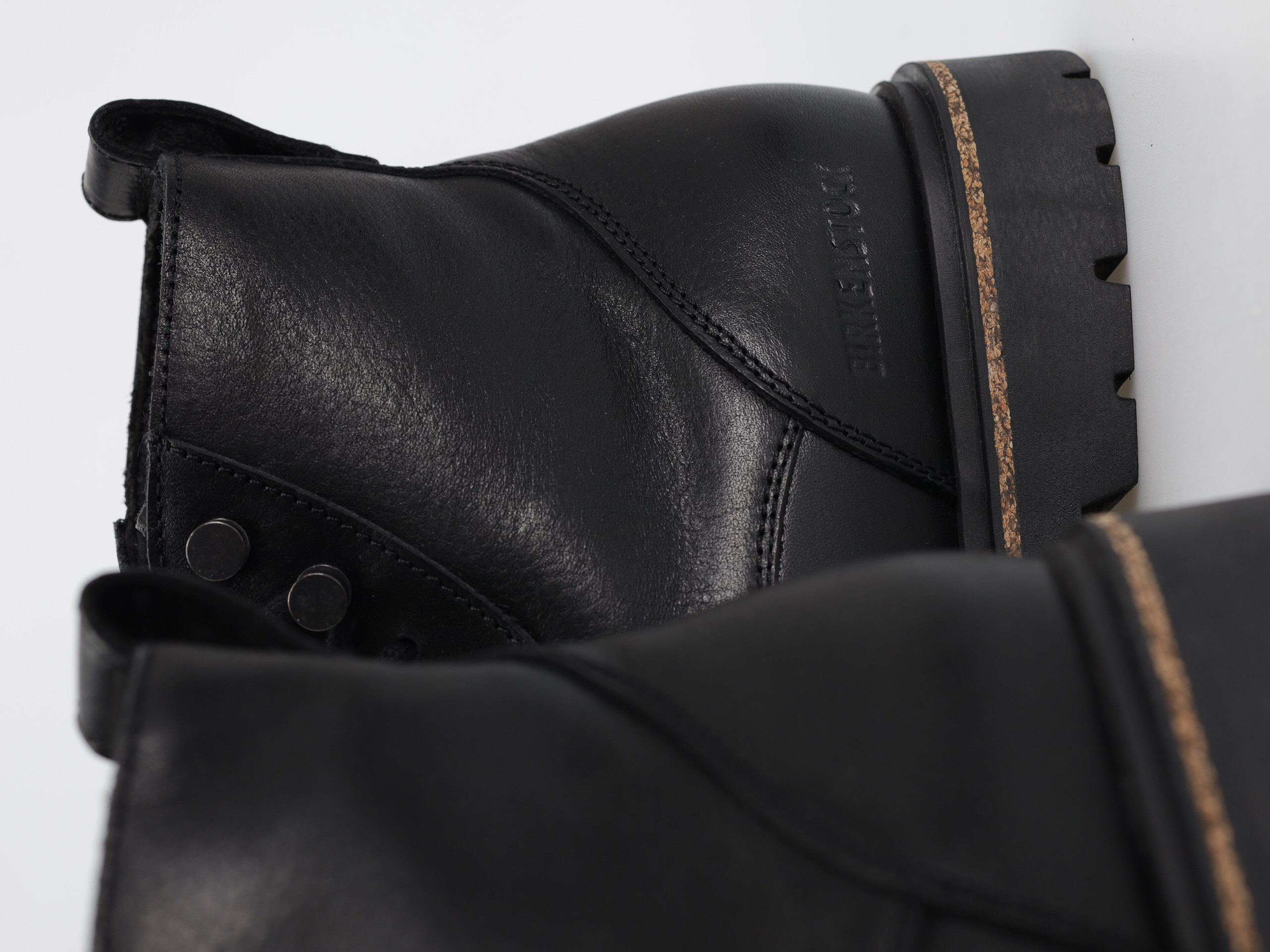 Topánky Birkenstock Highwood Lace Mid Natural Leather Regular (black)