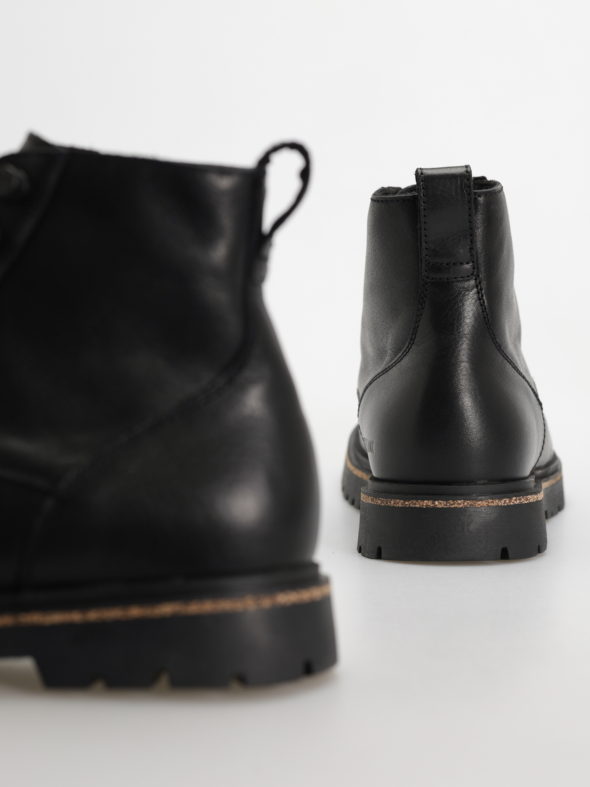 Topánky Birkenstock Highwood Lace Mid Natural Leather Regular (black)