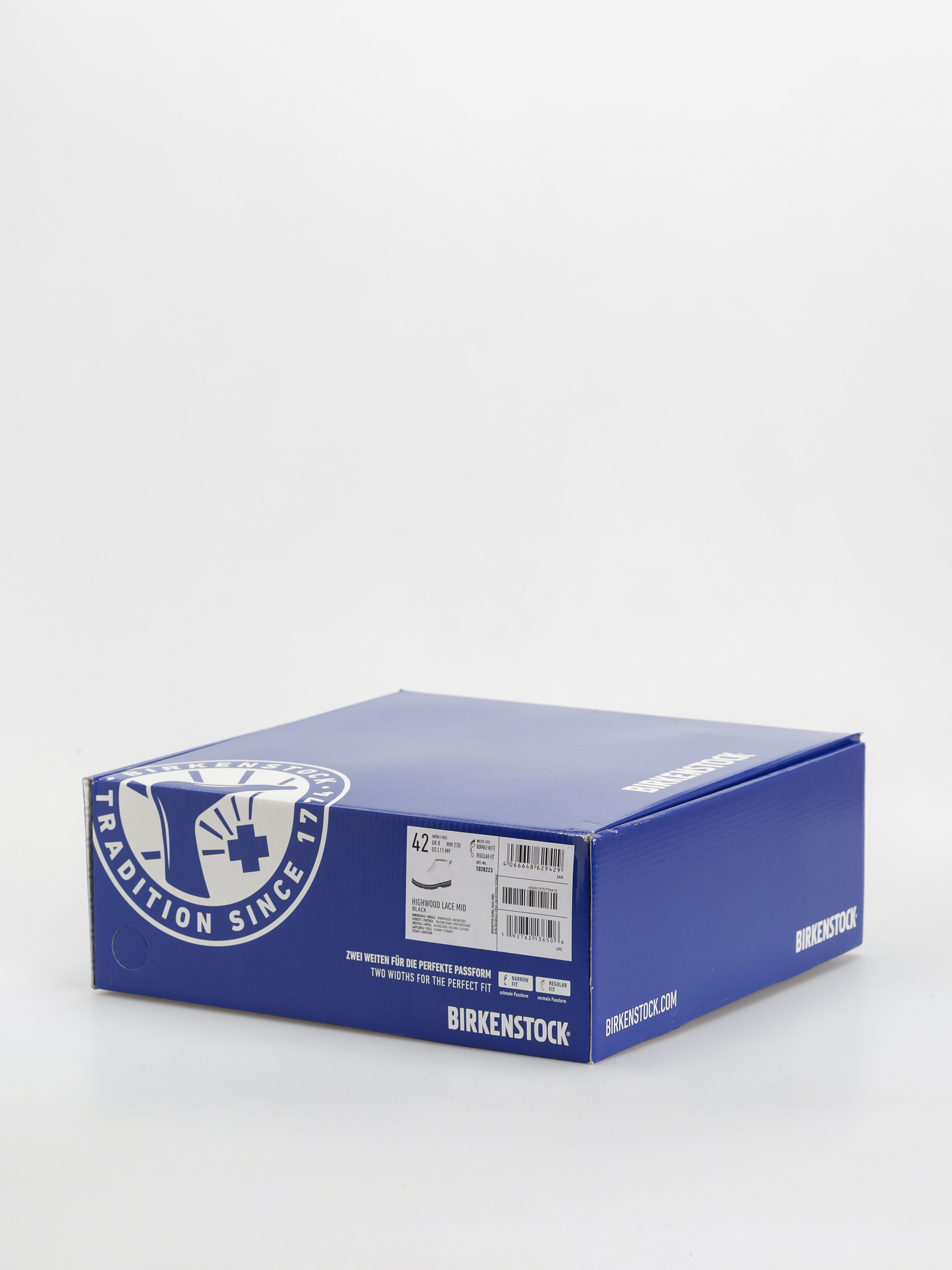 Topánky Birkenstock Highwood Lace Mid Natural Leather Regular (black)