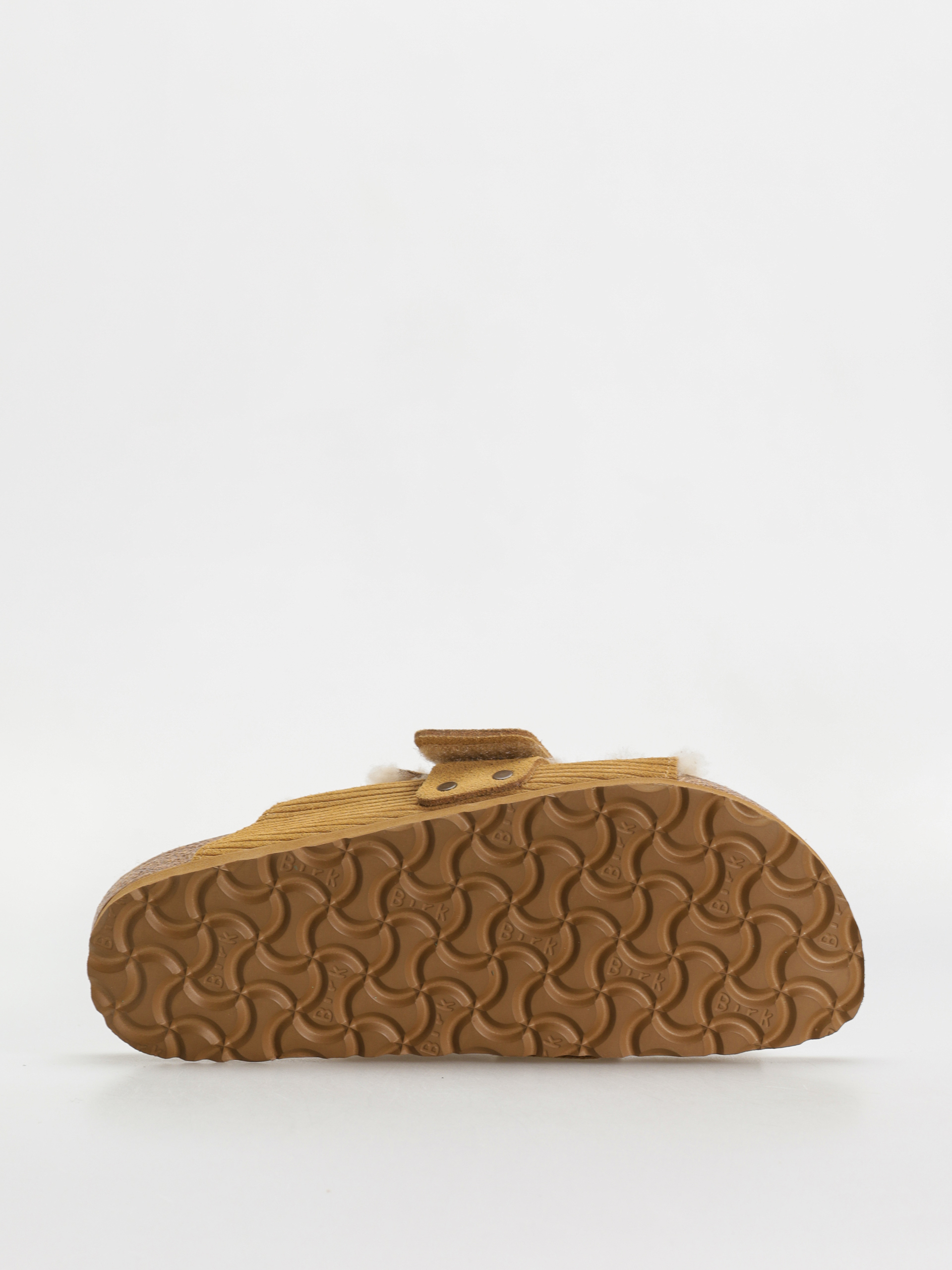 Šľapky Birkenstock Kyoto Shearling Suede Leather Fur Narrow Wmn (corduroy cork brown)