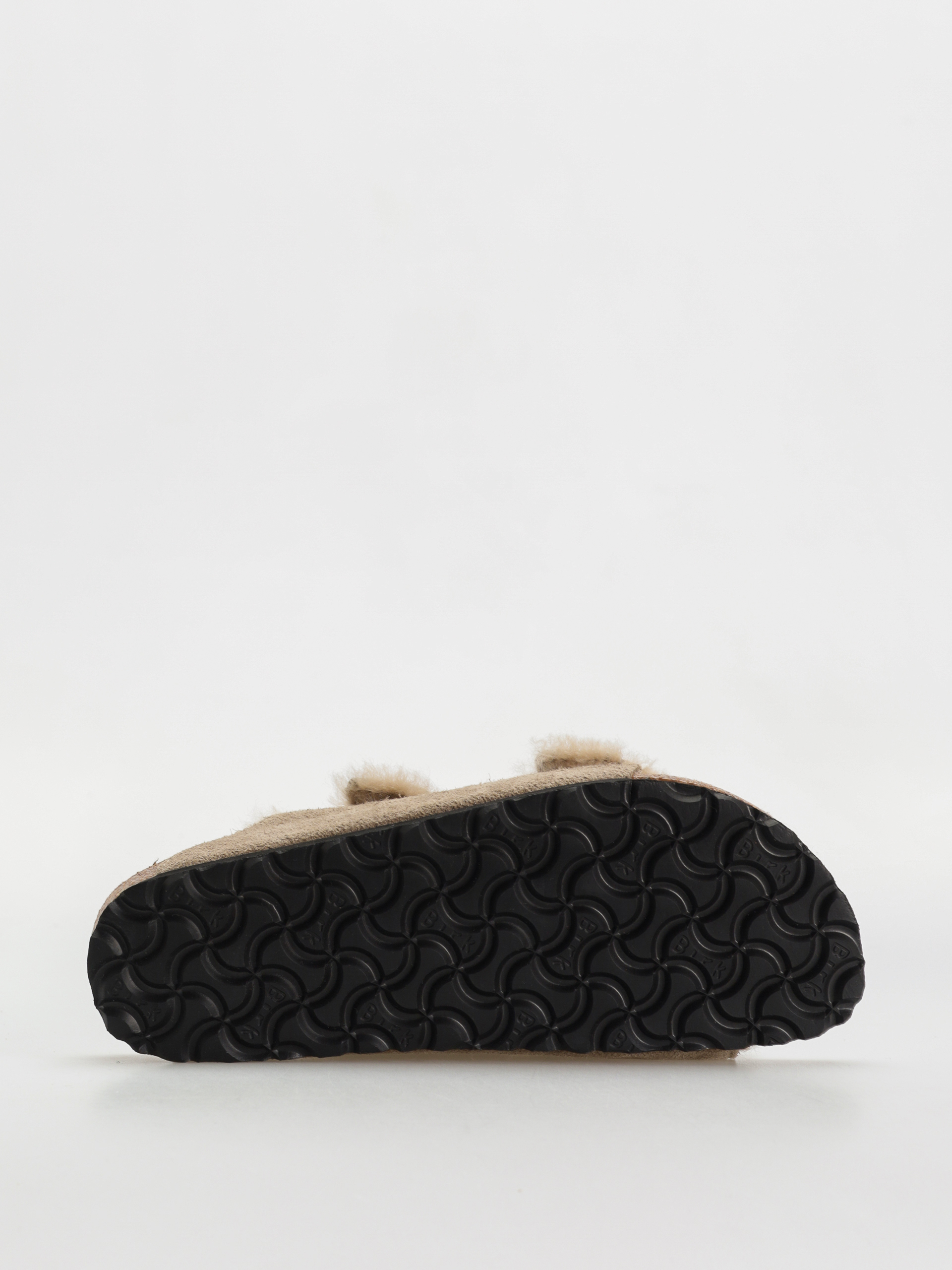 Šľapky Birkenstock Arizona Shearling Suede Leather Fur Narrow Wmn (taupe)