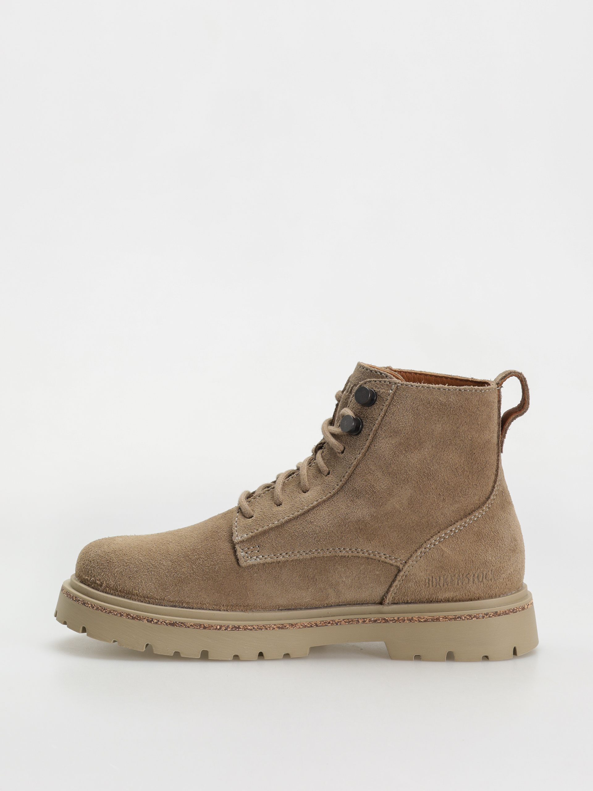 Topánky Birkenstock Highwood Lace Mid Suede Leather Narrow Wmn (taupe)