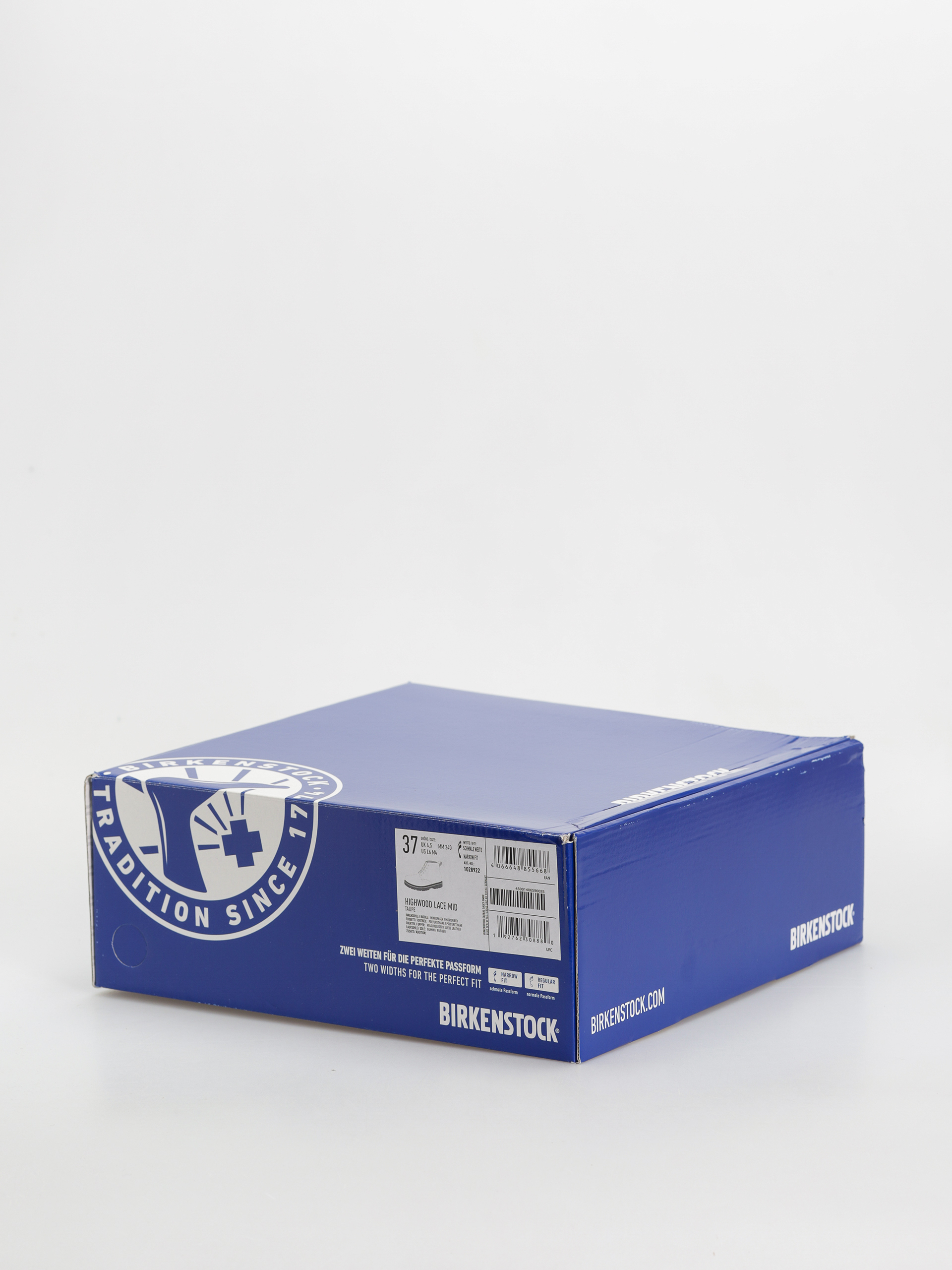 Topánky Birkenstock Highwood Lace Mid Suede Leather Narrow Wmn (taupe)