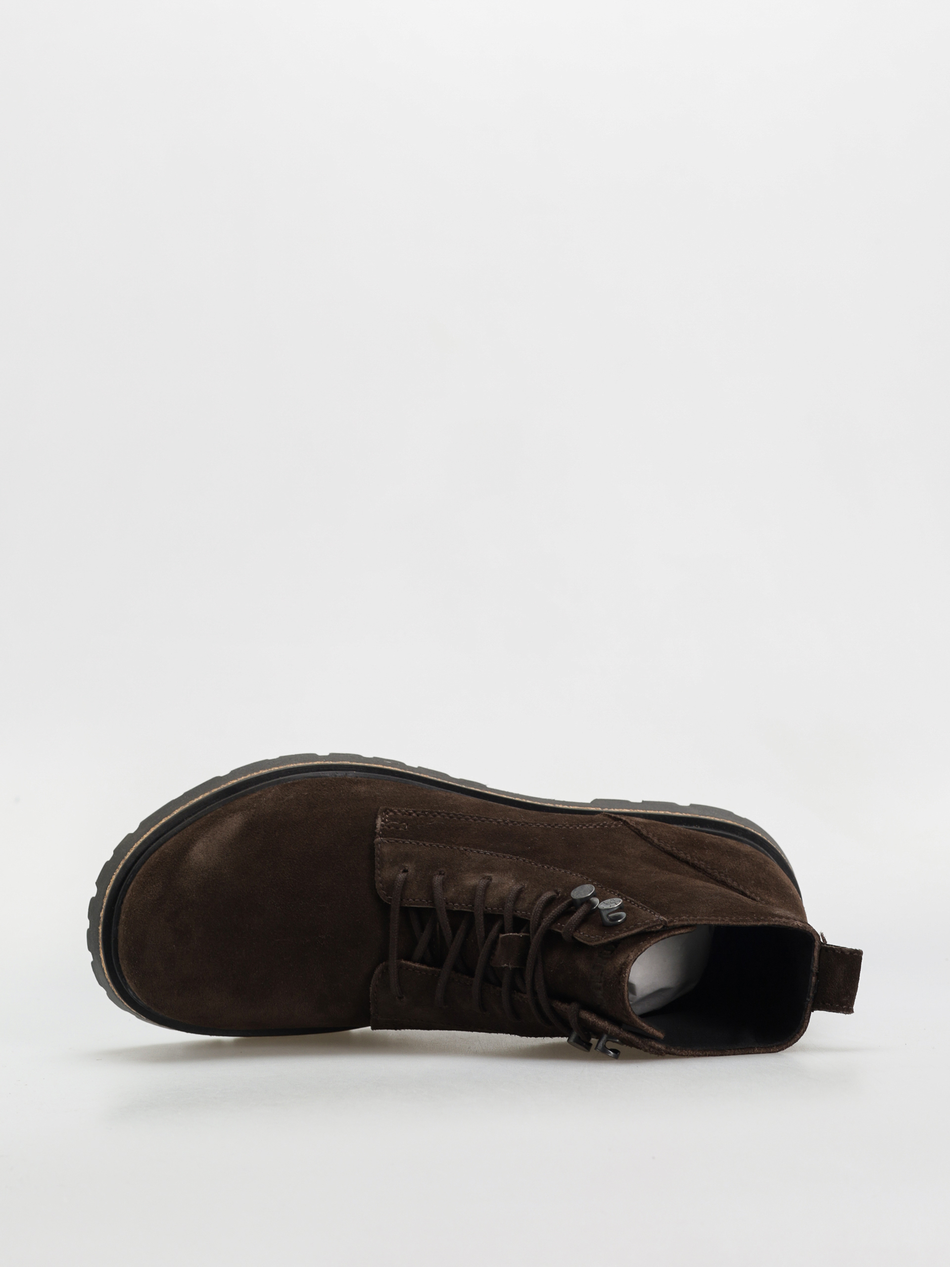 Topánky Birkenstock Highwood Lace Mid Suede Leather Regular (mocha)