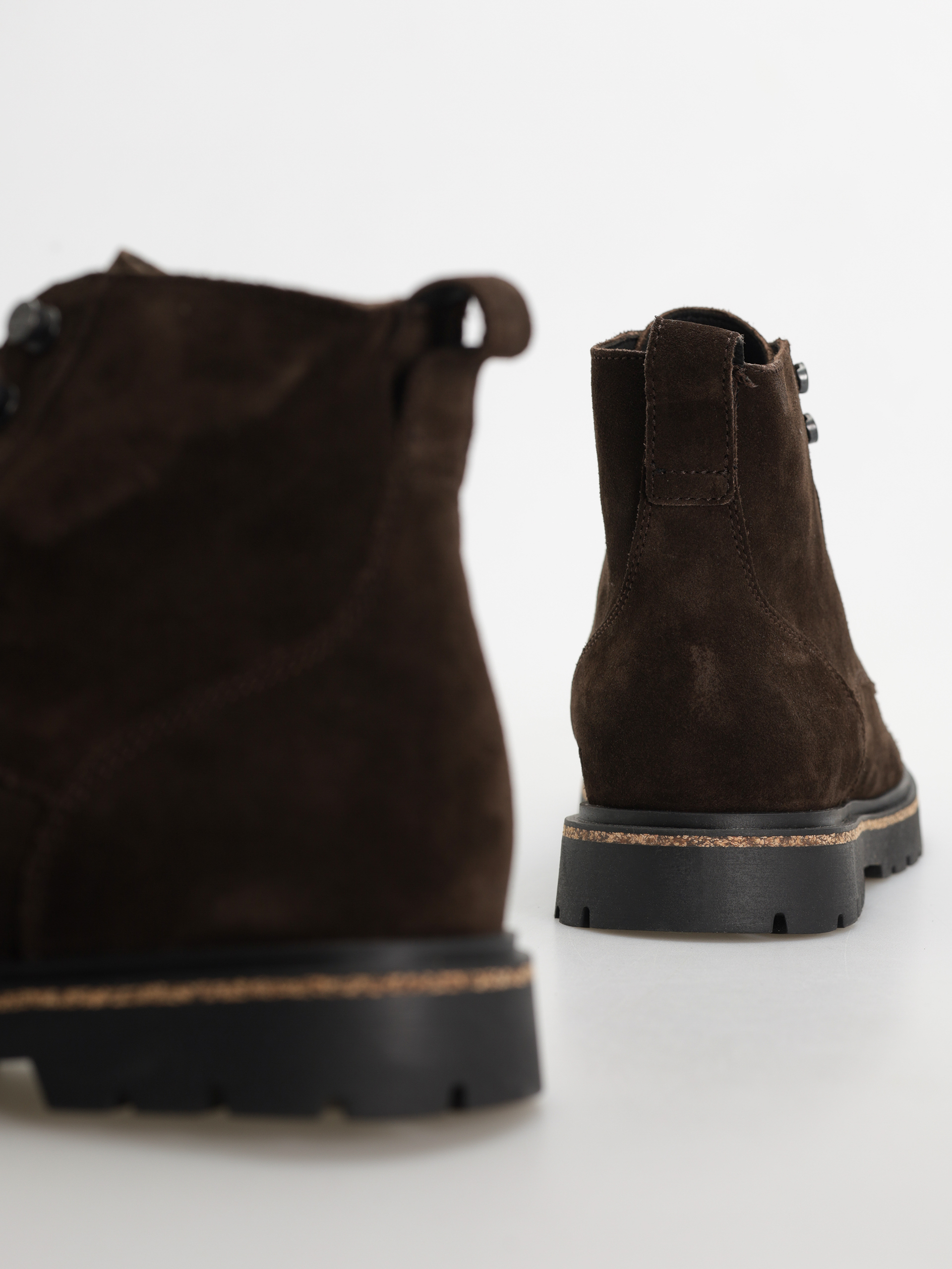 Topánky Birkenstock Highwood Lace Mid Suede Leather Regular (mocha)