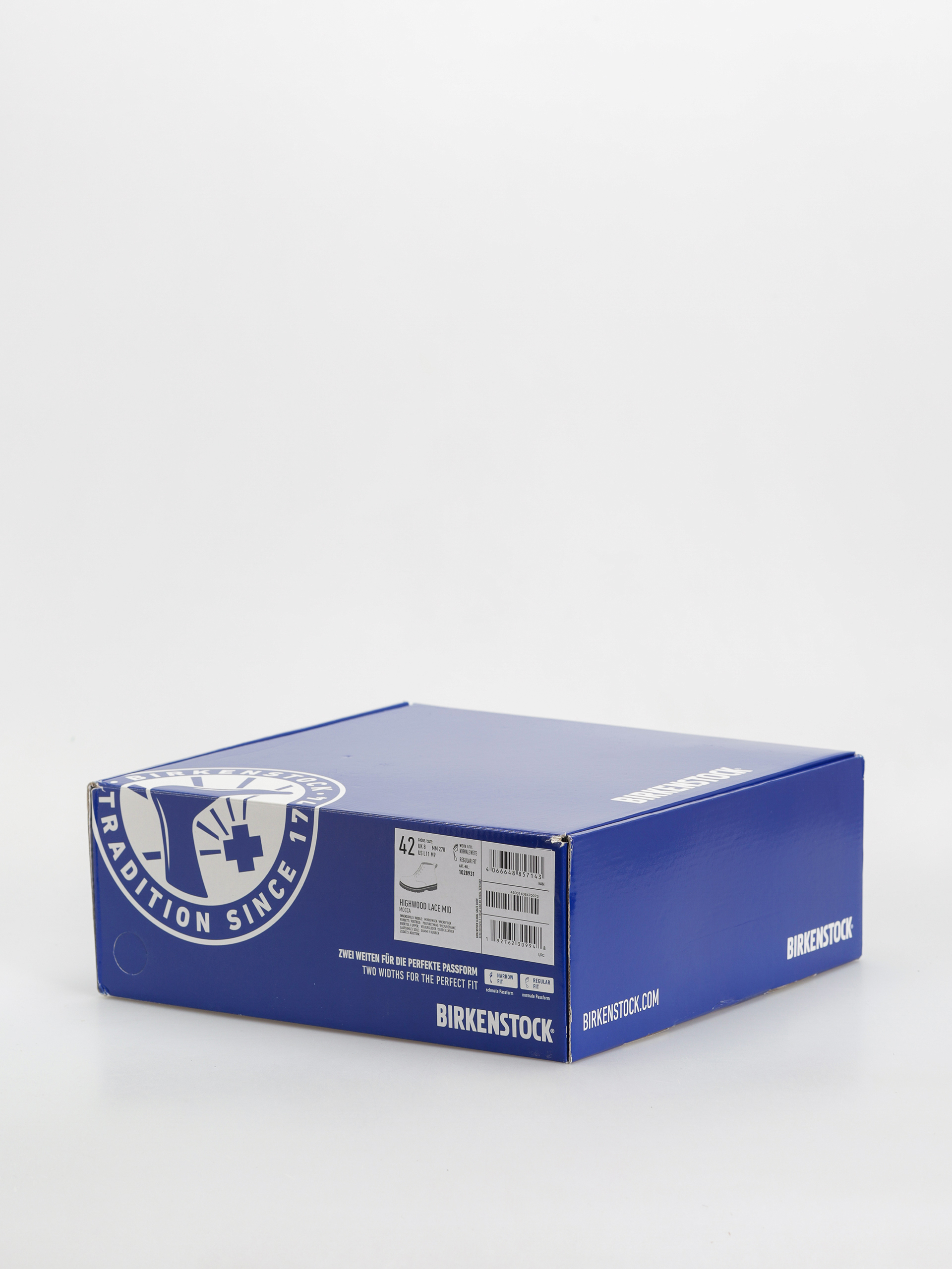 Topánky Birkenstock Highwood Lace Mid Suede Leather Regular (mocha)