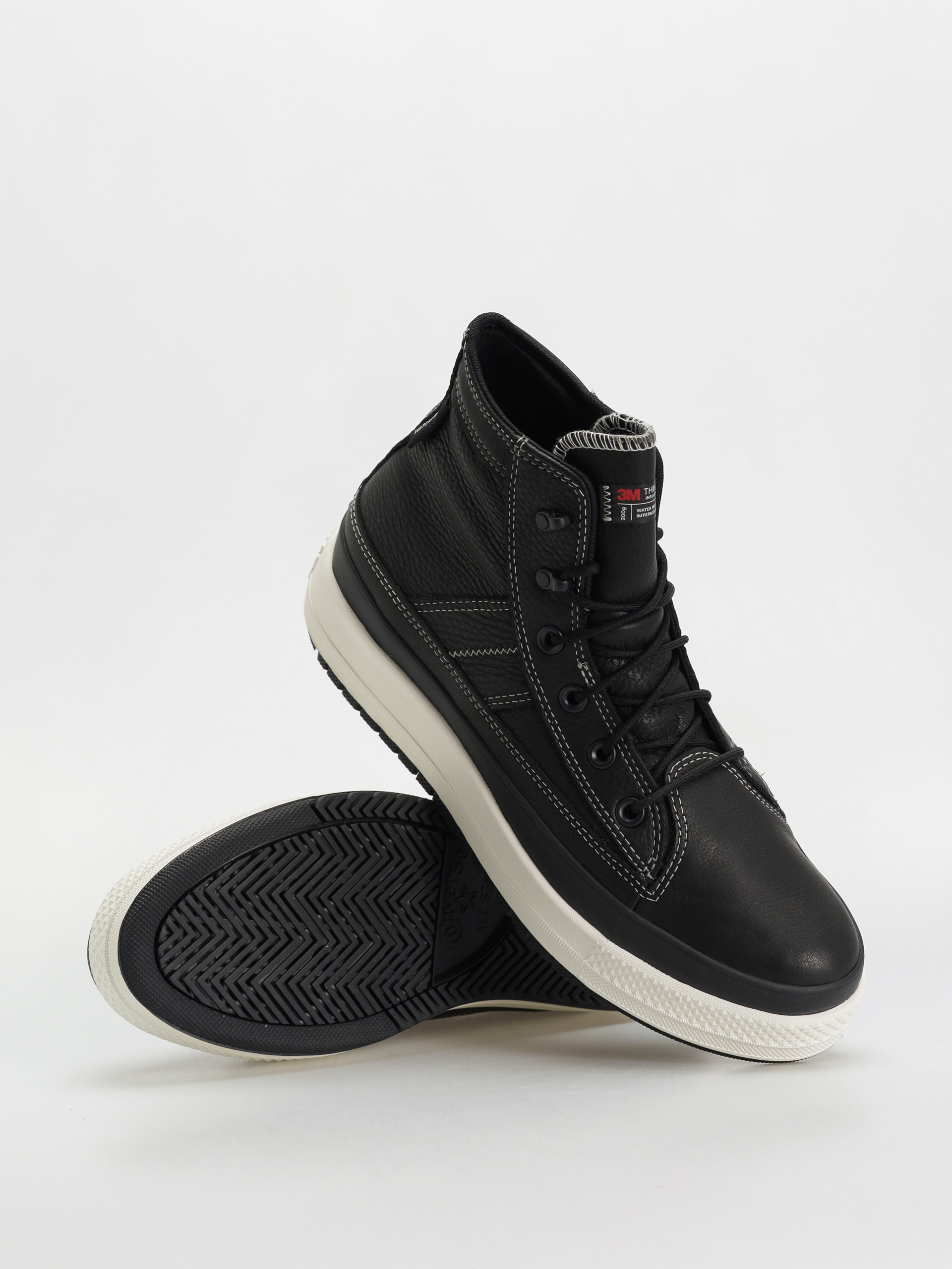 Topánky Converse Chuck Taylor All Star Equip Waterproof (black/black/vintage white)