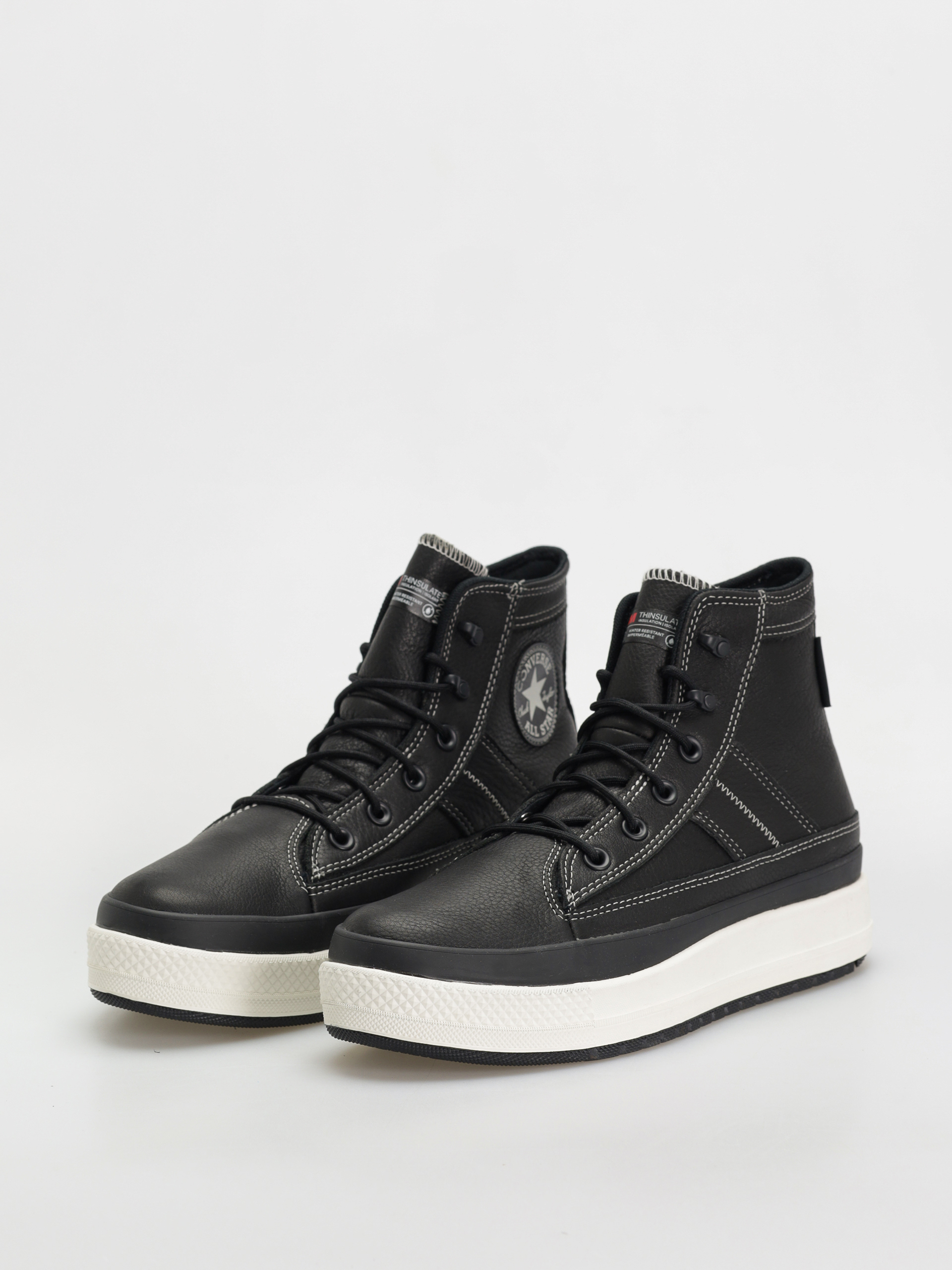 Topánky Converse Chuck Taylor All Star Equip Waterproof (black/black/vintage white)