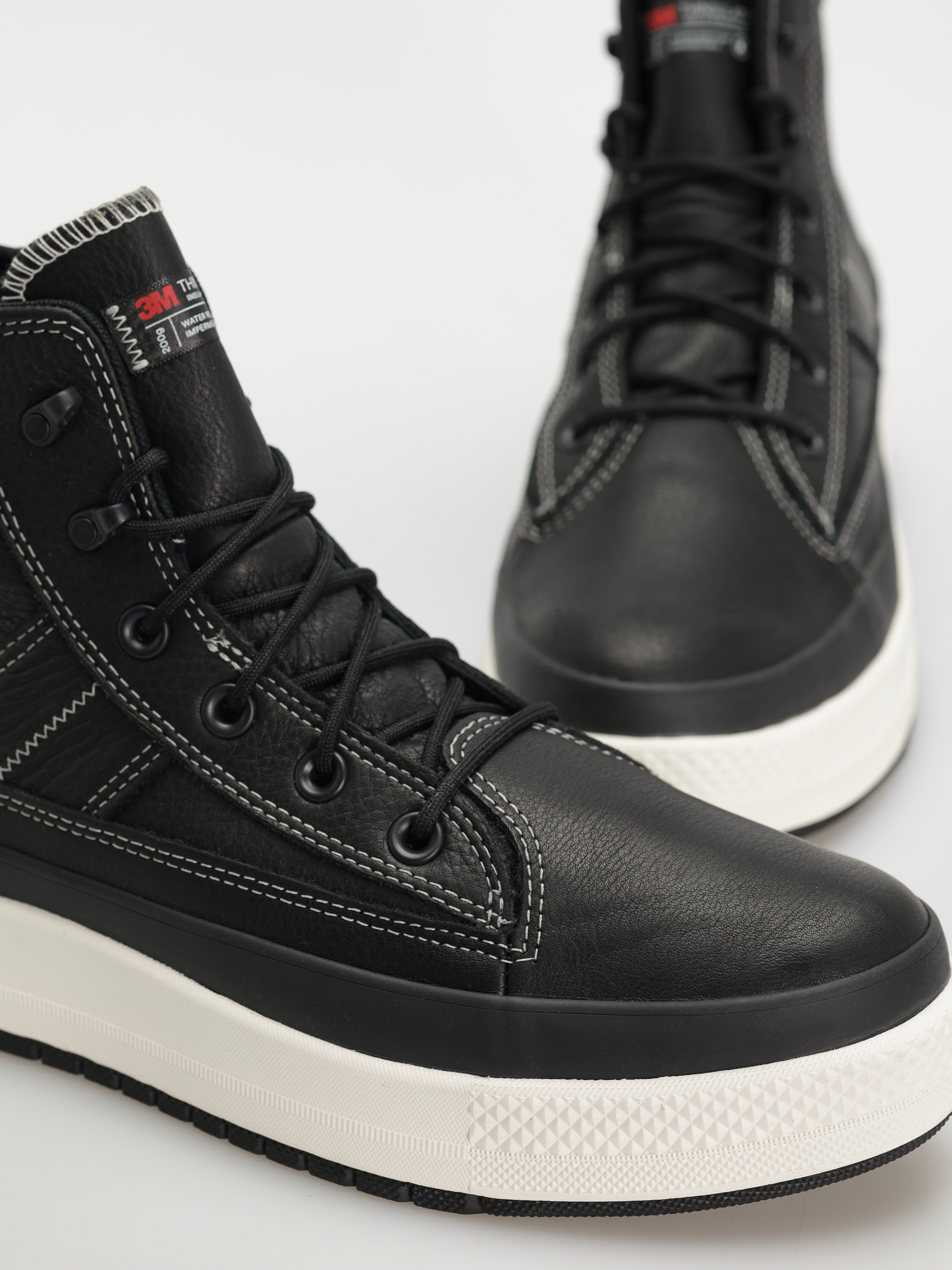 Topánky Converse Chuck Taylor All Star Equip Waterproof (black/black/vintage white)