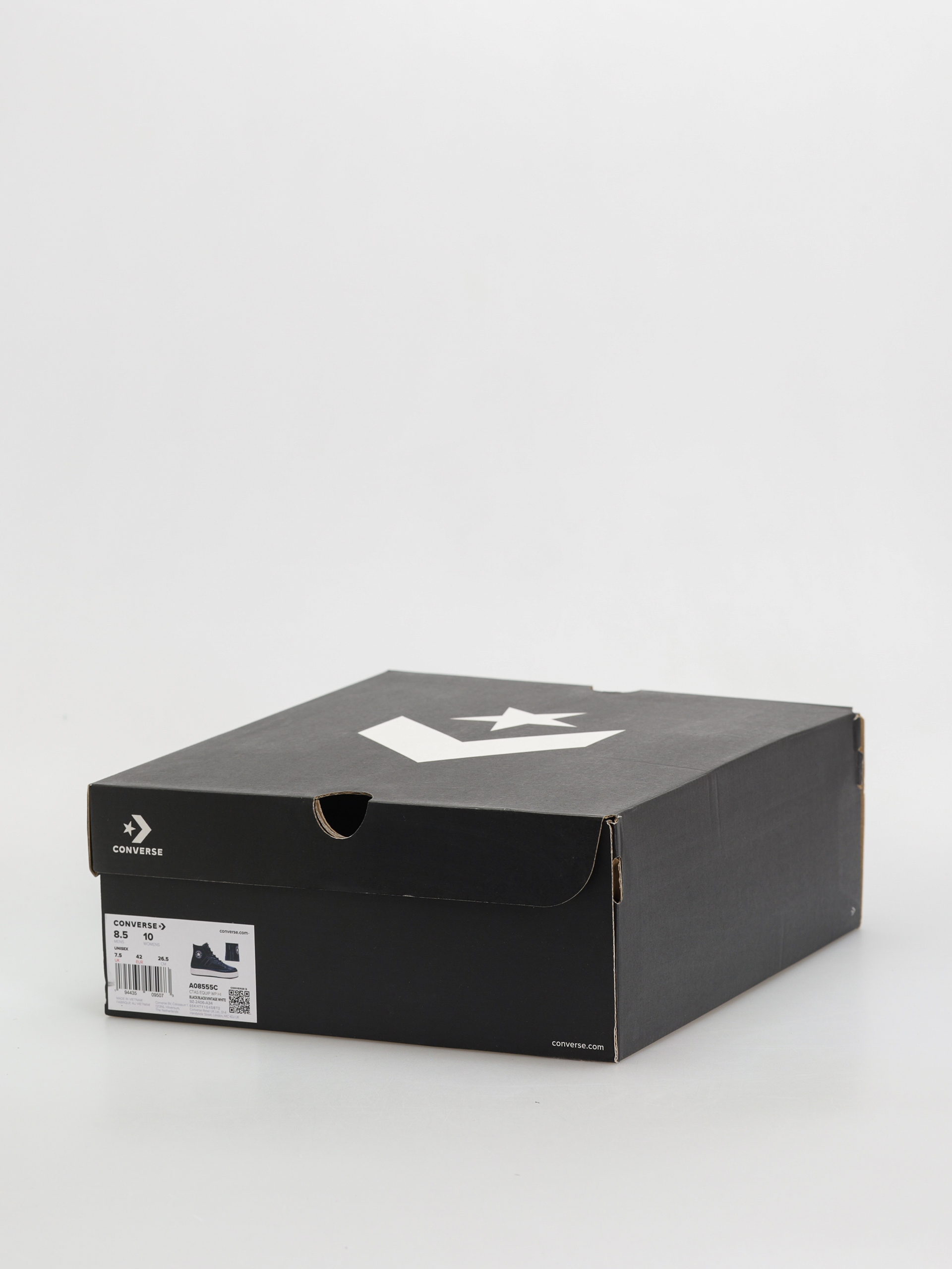 Topánky Converse Chuck Taylor All Star Equip Waterproof (black/black/vintage white)