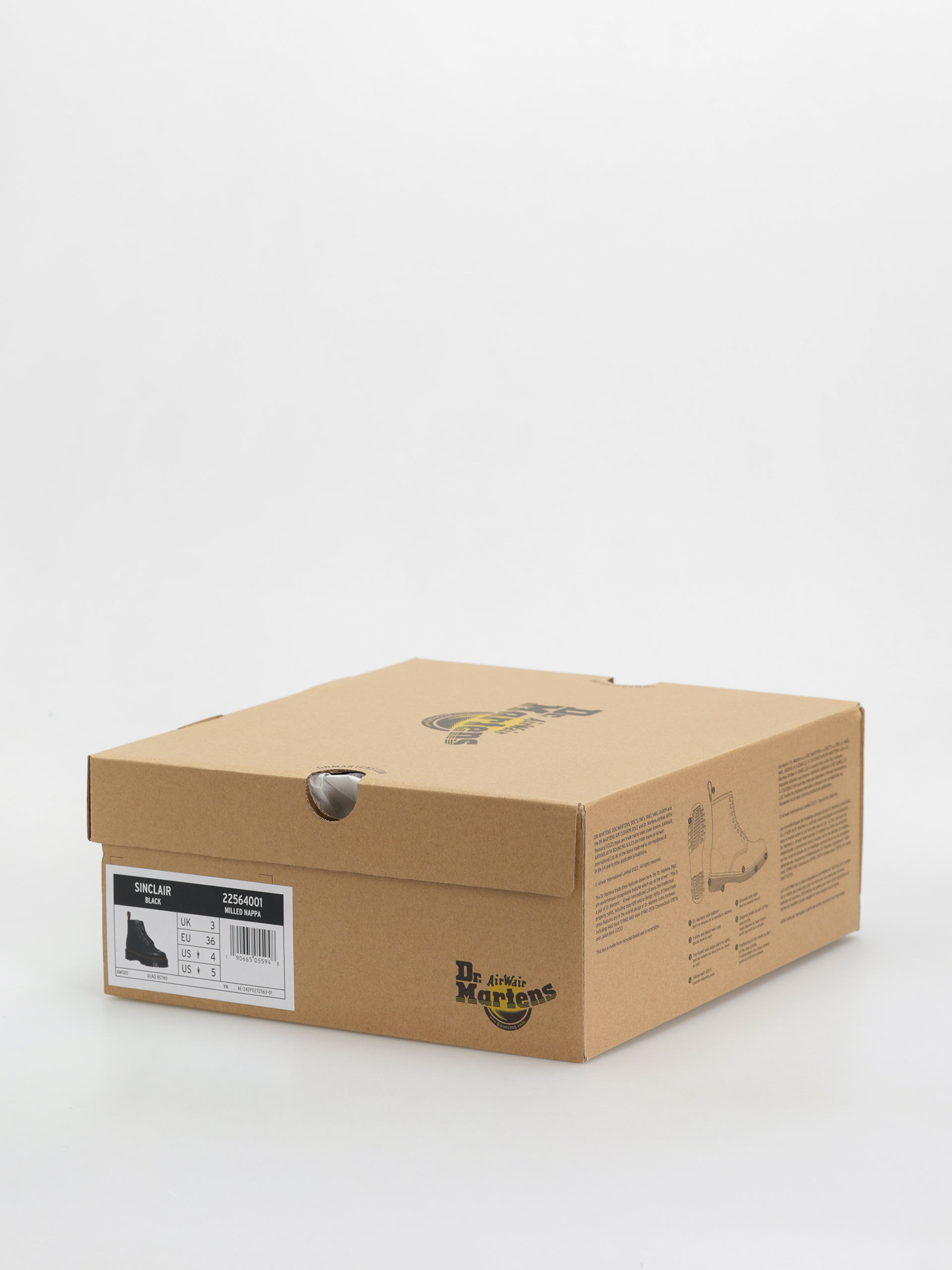 Topánky Dr. Martens Sinclair (black milled nappa)