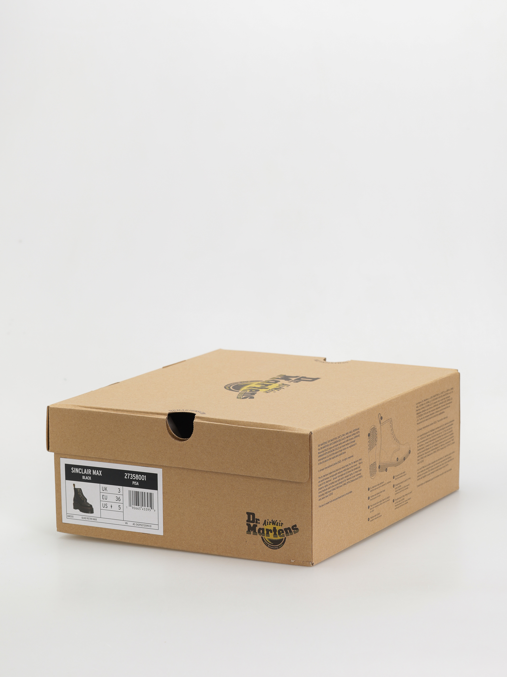 Topánky Dr. Martens Sinclair Max Wmn (black pisa)