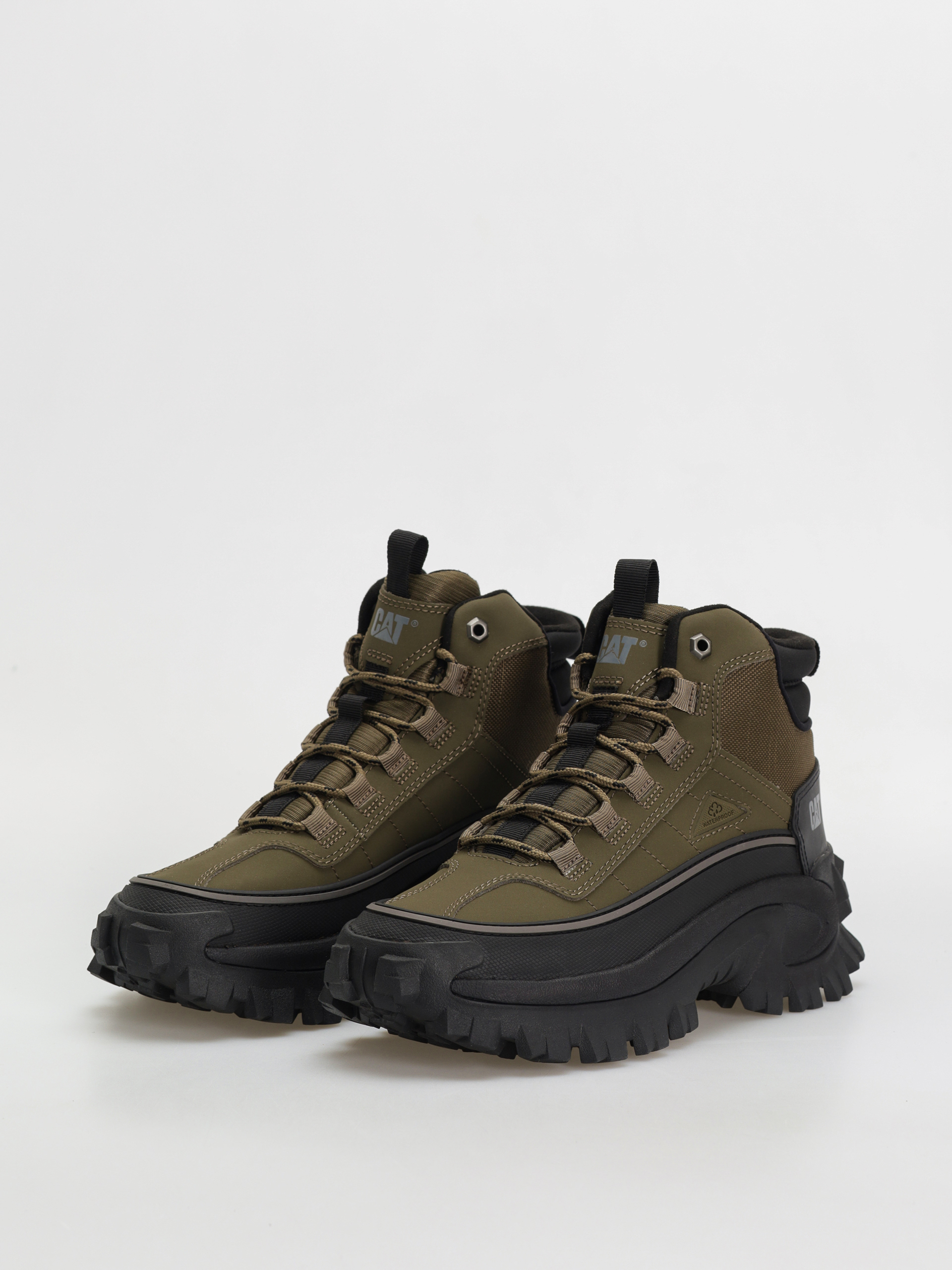 Topánky Caterpillar Intruder Galosh 2.0 Mid Wp (dark olive/black)