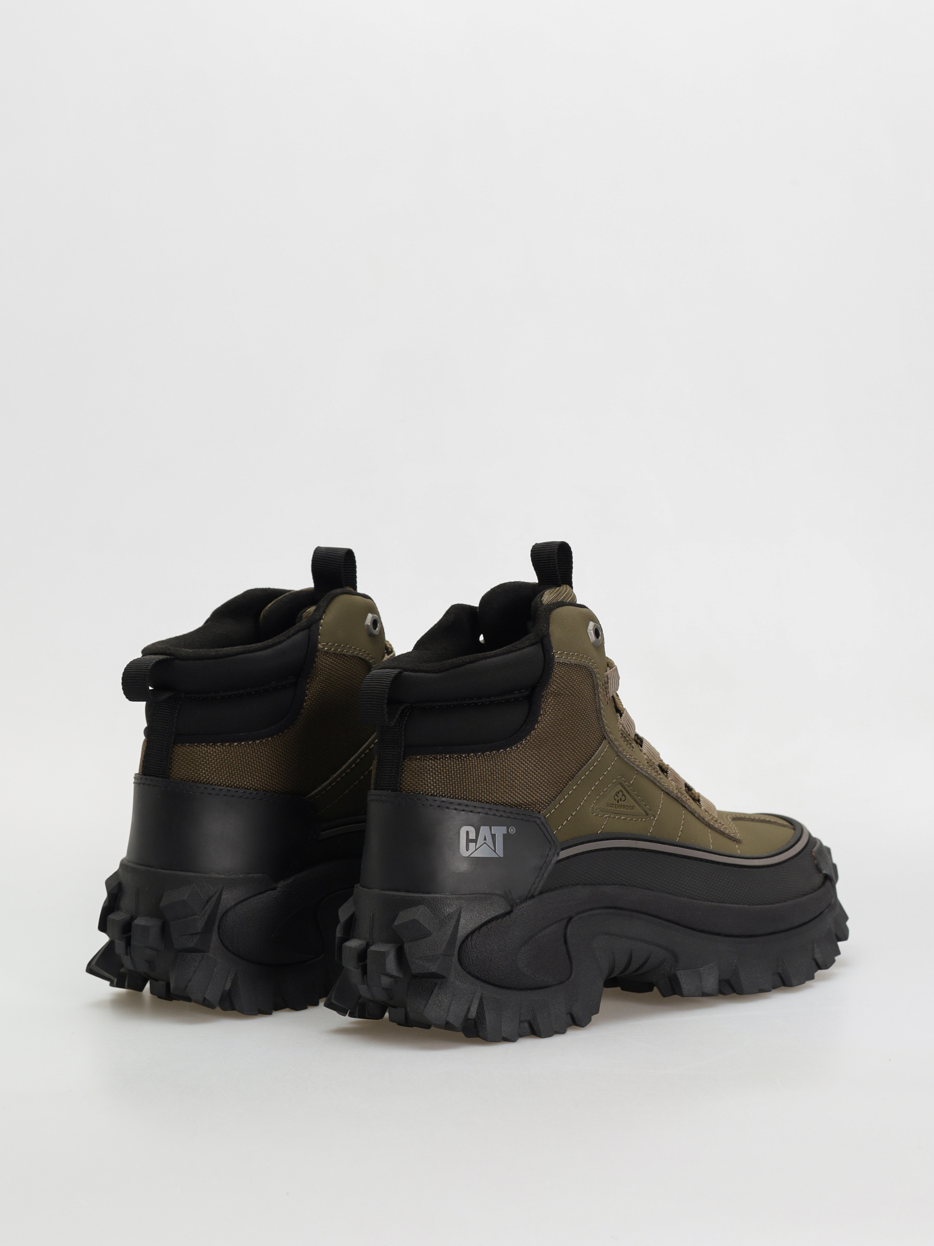 Topánky Caterpillar Intruder Galosh 2.0 Mid Wp (dark olive/black)