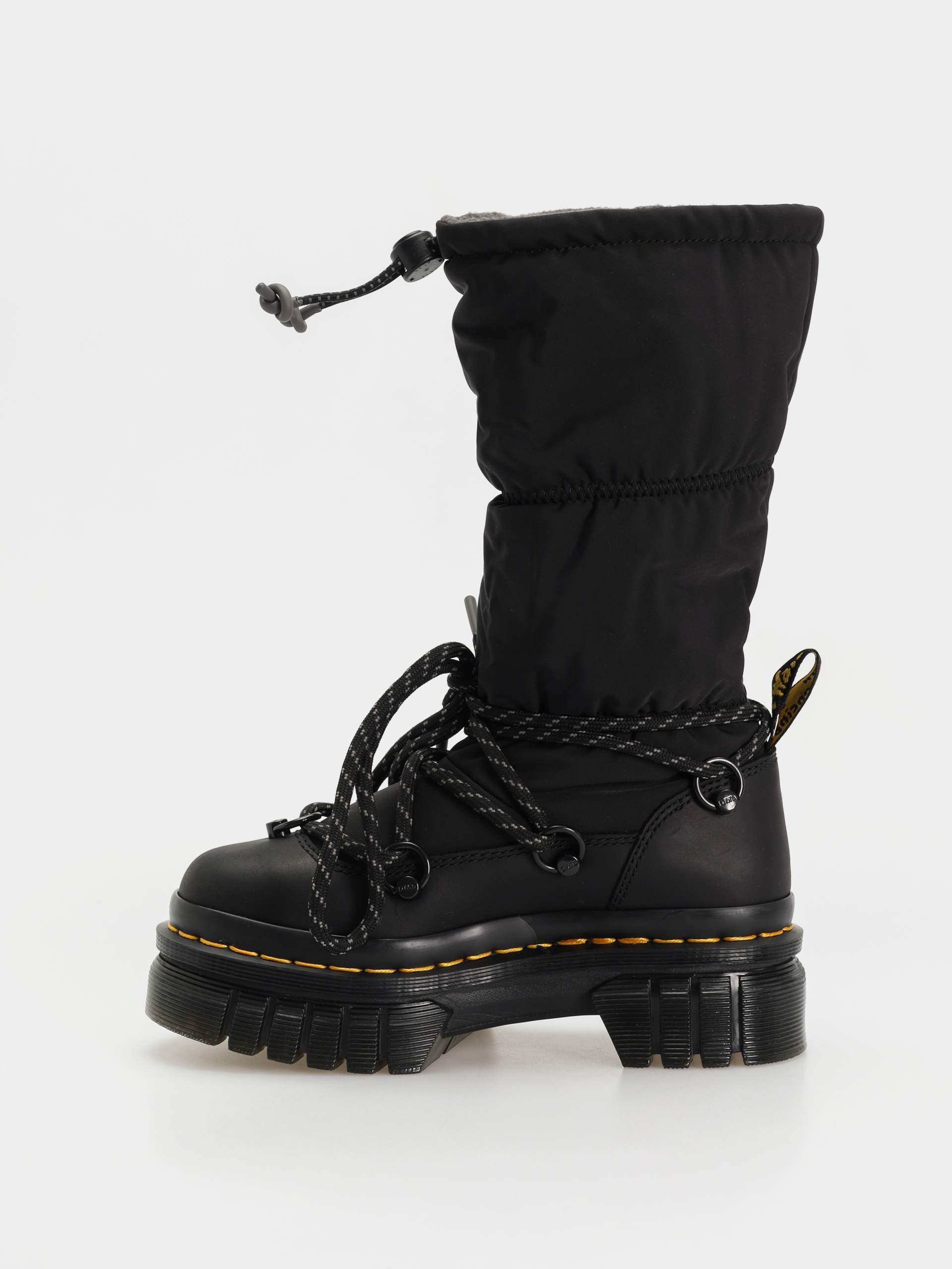 Topánky Dr. Martens Audrick Padded Hi Wmn (black snowplow wp/soft poly)