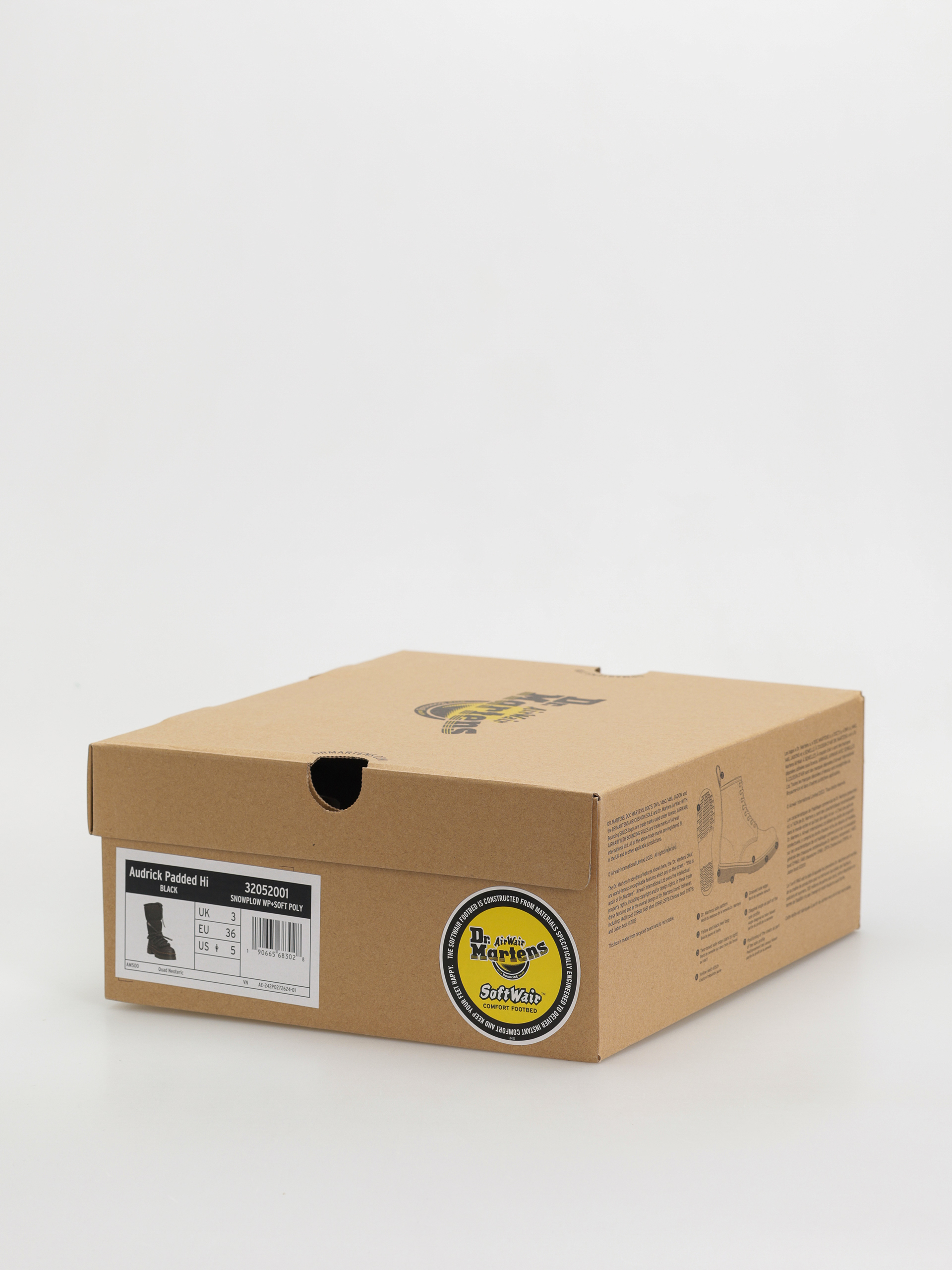 Topánky Dr. Martens Audrick Padded Hi Wmn (black snowplow wp/soft poly)