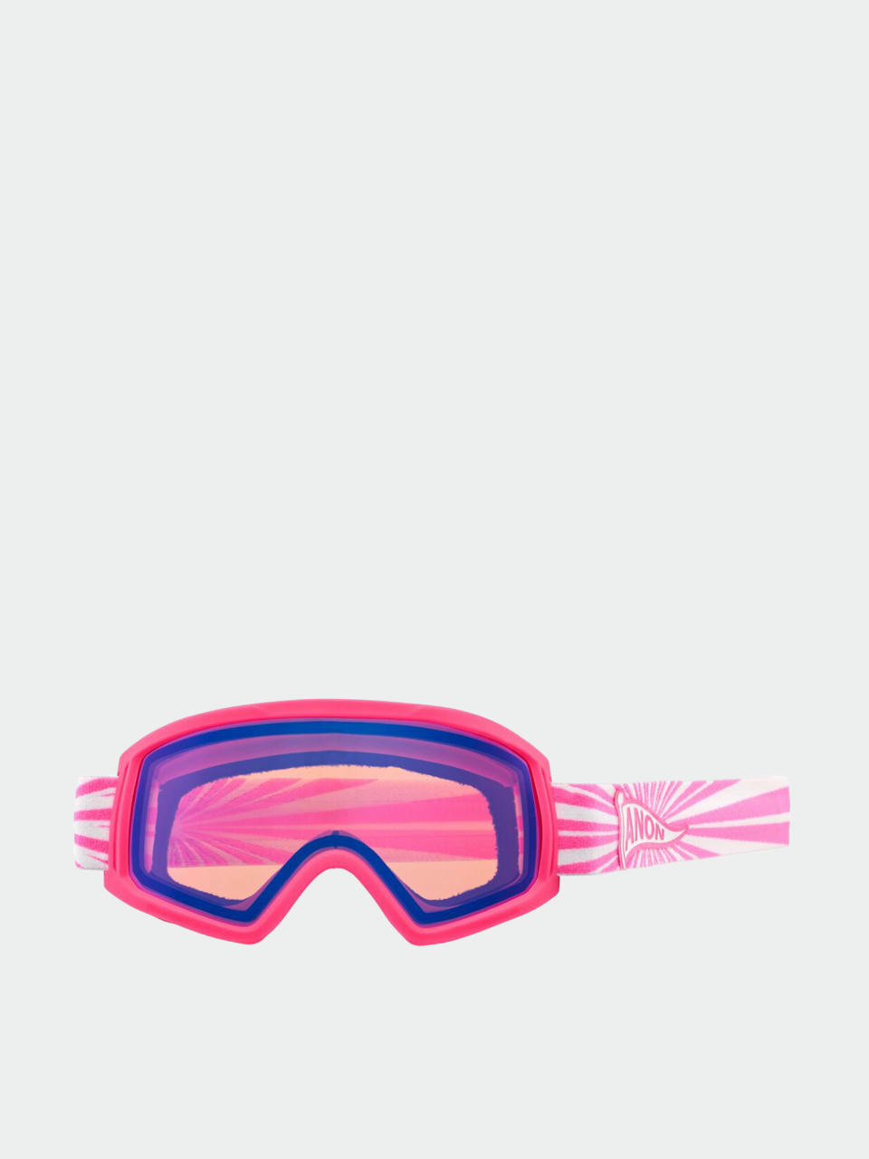 Snowboardové okuliare Anon Tracker 2.0 JR (pink flag/blue amber)