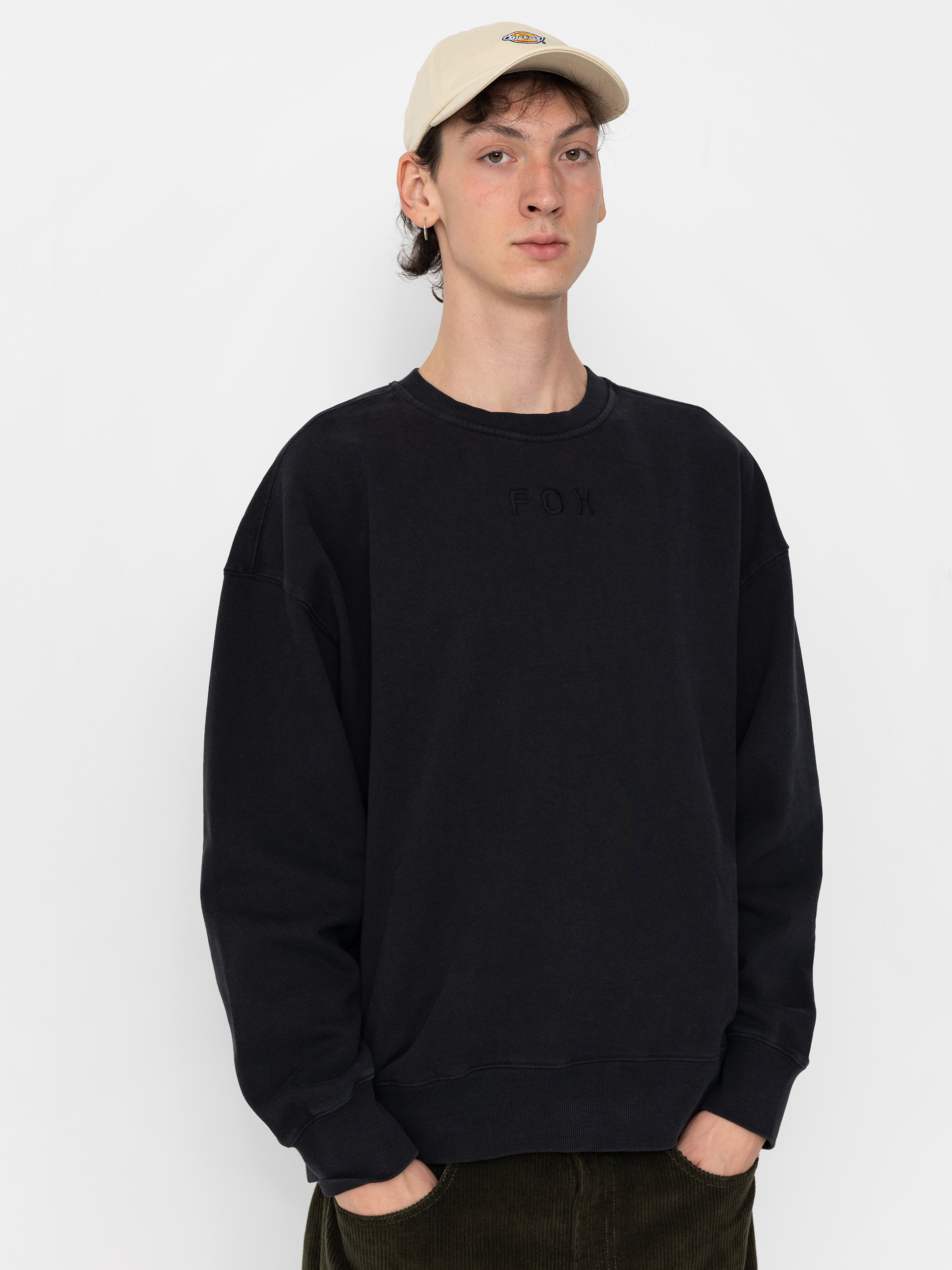 Mikina Fox Wordmark (black)