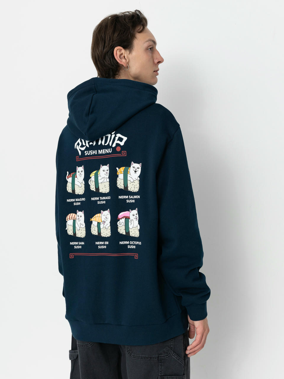 Mikina s kapucňou RipNDip Sushi Nerm HD (navy)