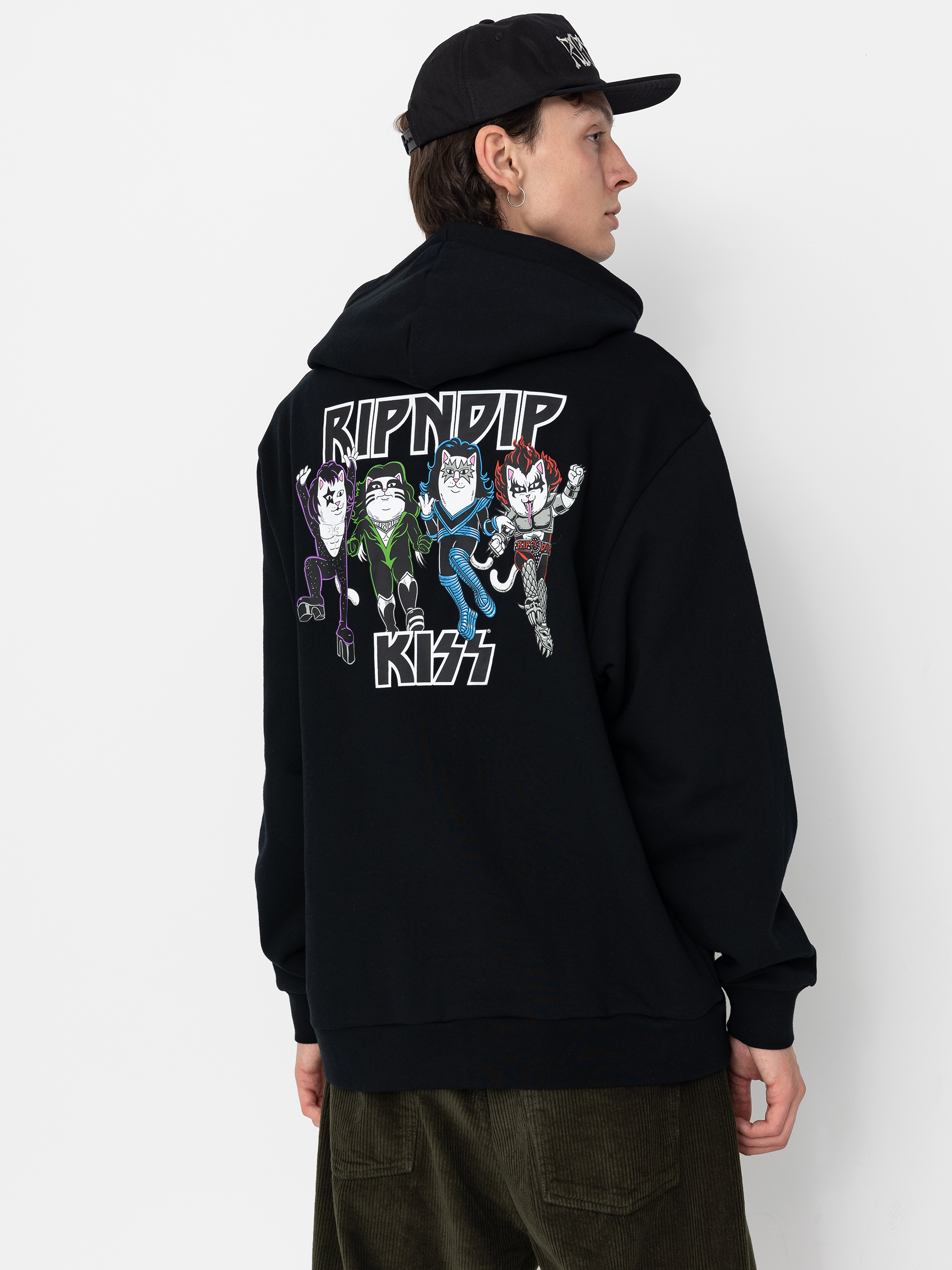 Mikina s kapucňou RipNDip Made For Lovin Ripndip HD (black)