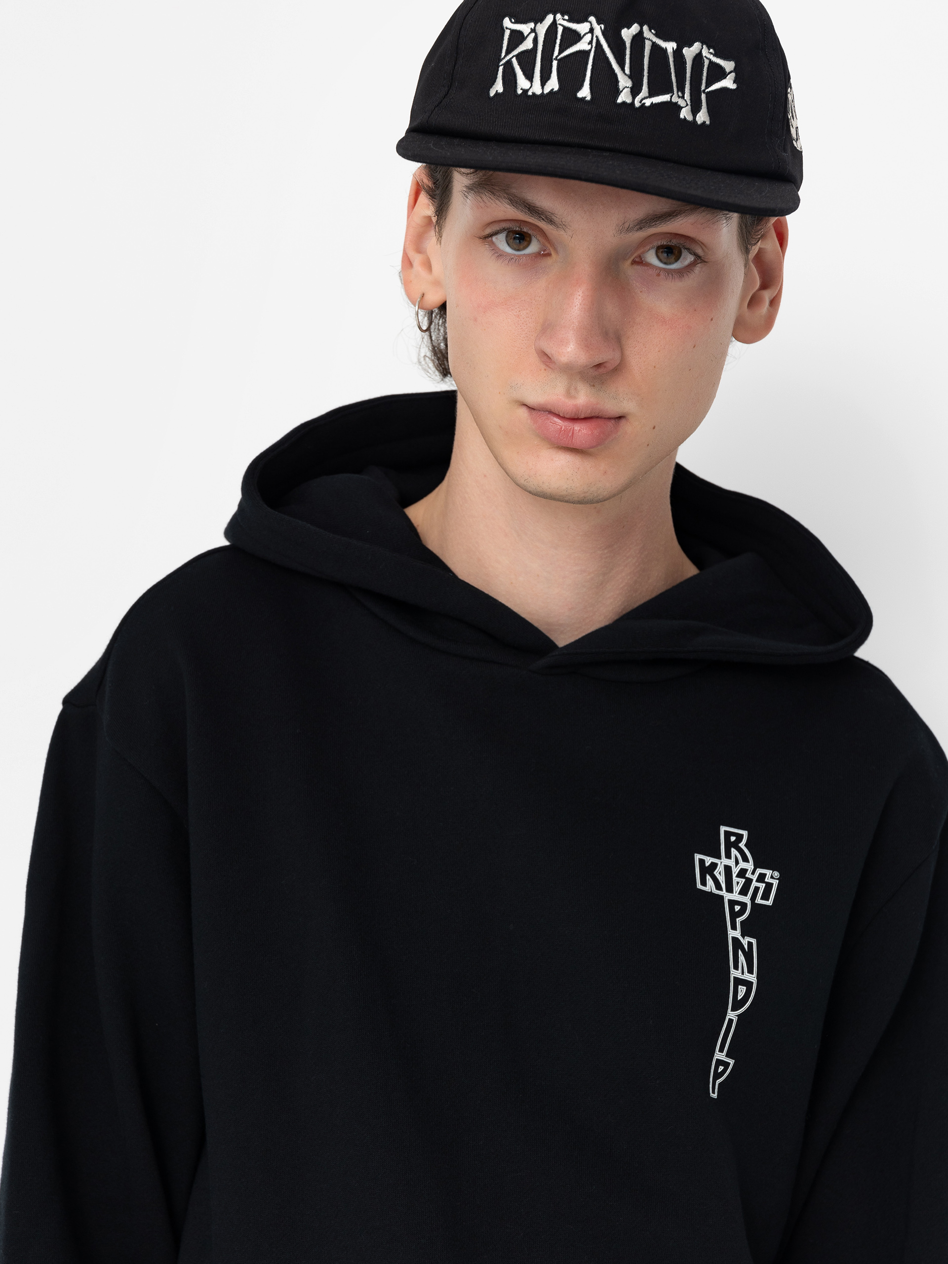 Mikina s kapucňou RipNDip Made For Lovin Ripndip HD (black)