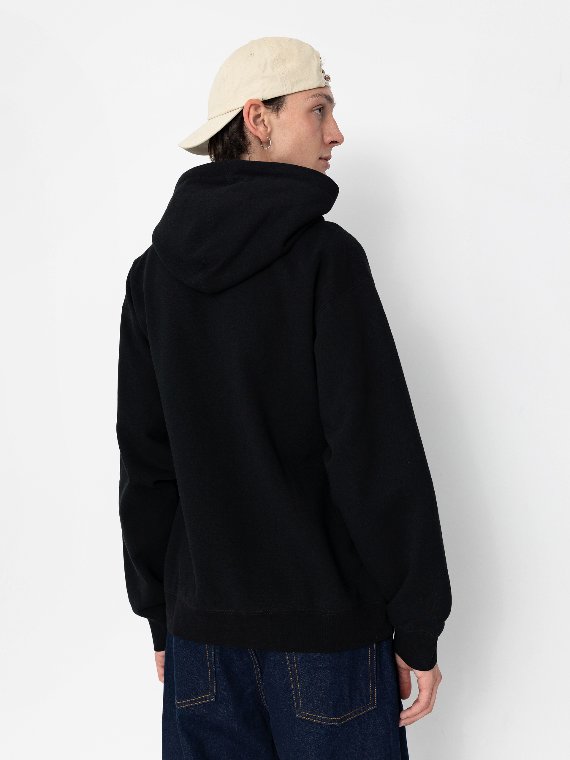 Mikina s kapucňou OBEY Quality Dissent HD (black)