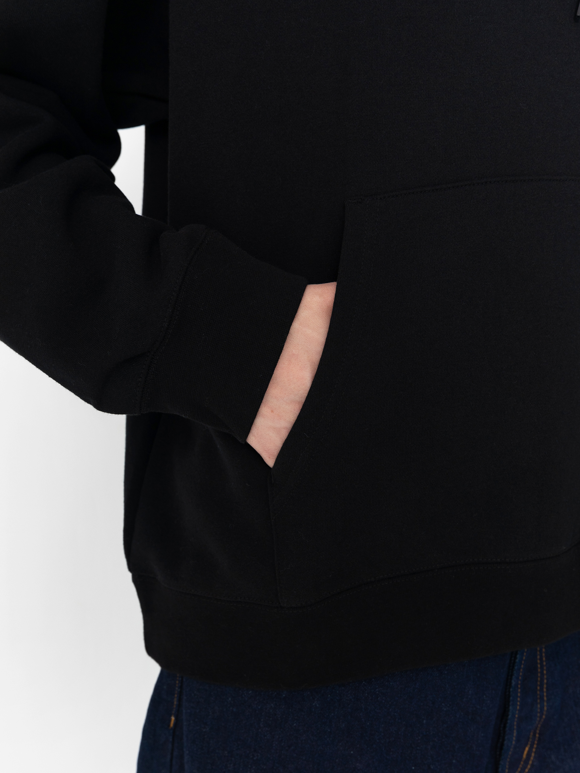 Mikina s kapucňou OBEY Quality Dissent HD (black)