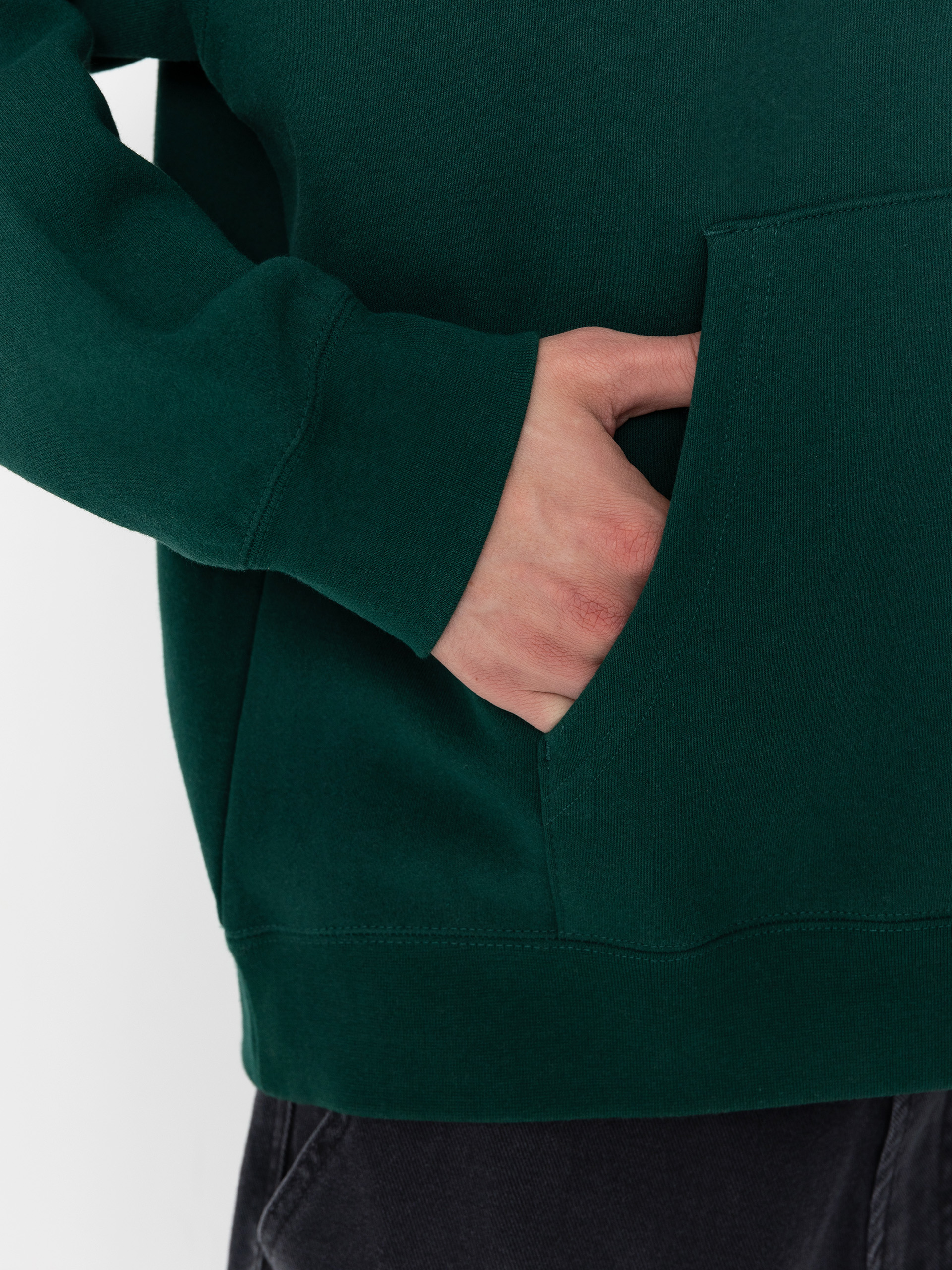 Mikina s kapucňou OBEY Quality Dissent HD (rain forest)