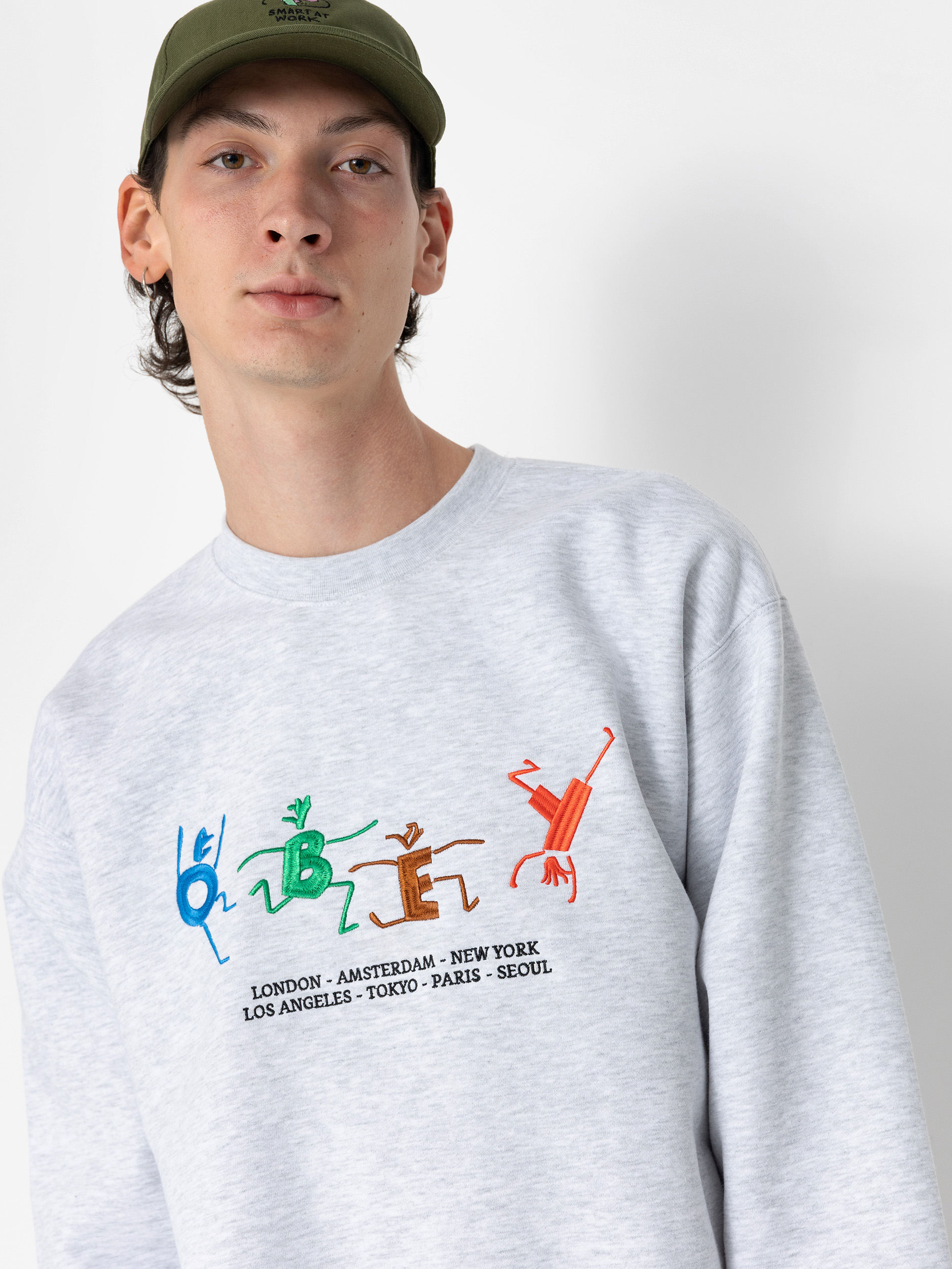 Mikina OBEY People (ash grey)