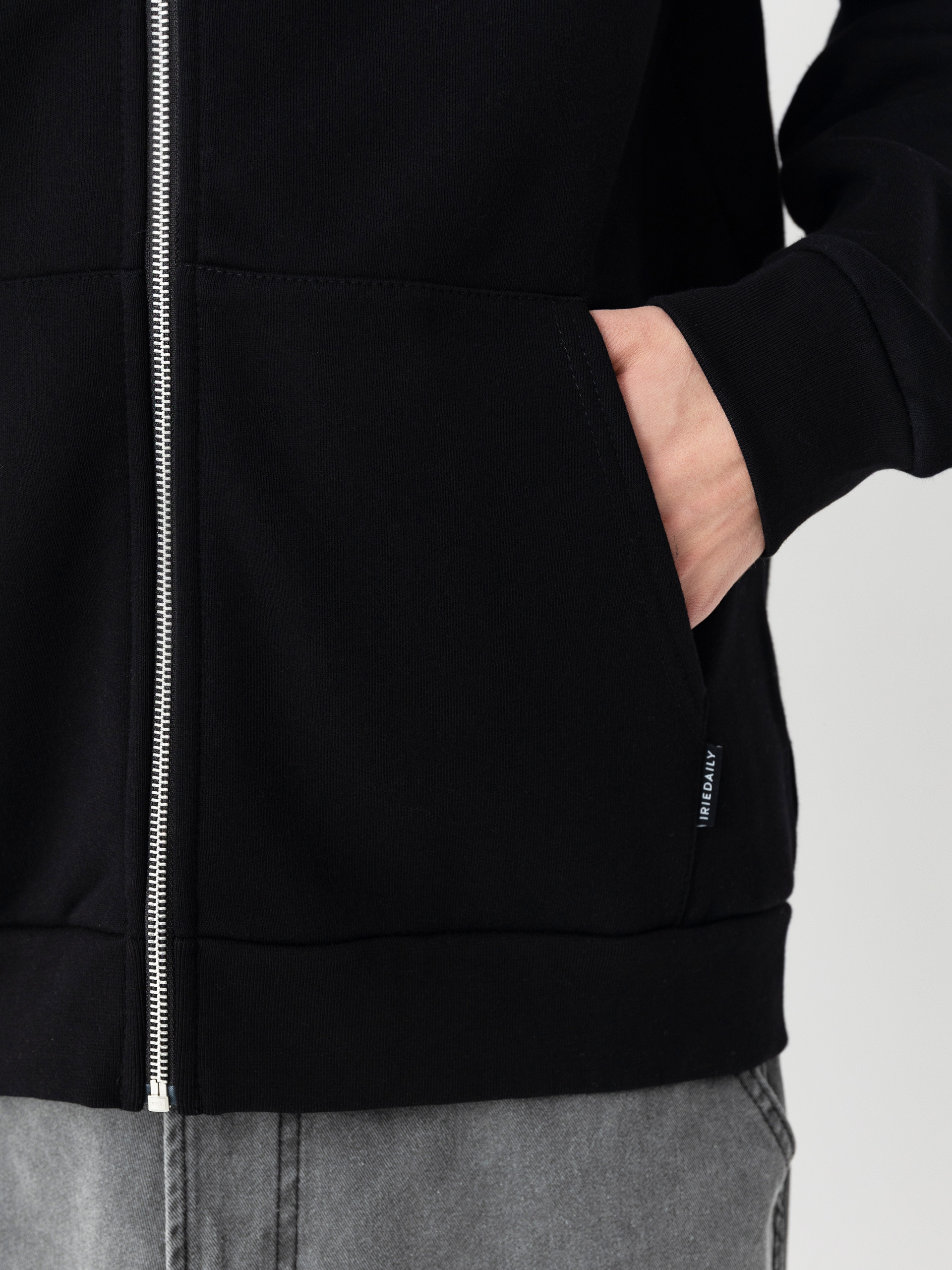 Mikina s kapucňou Iriedaily Mini Flag 2 ZHD (uni black)