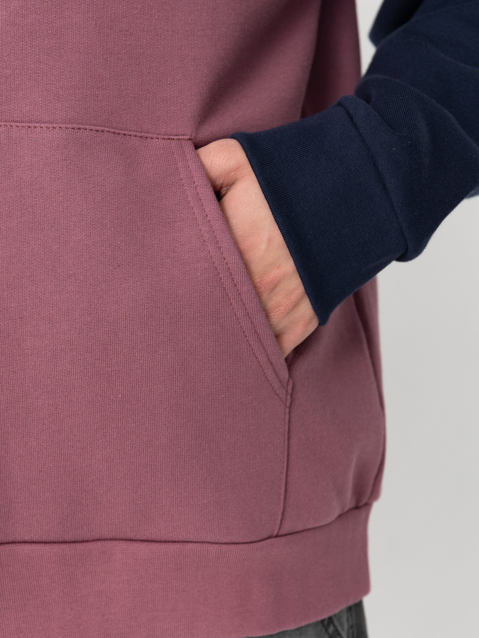 Mikina s kapucňou Iriedaily De College 2 ZHD (navy red)