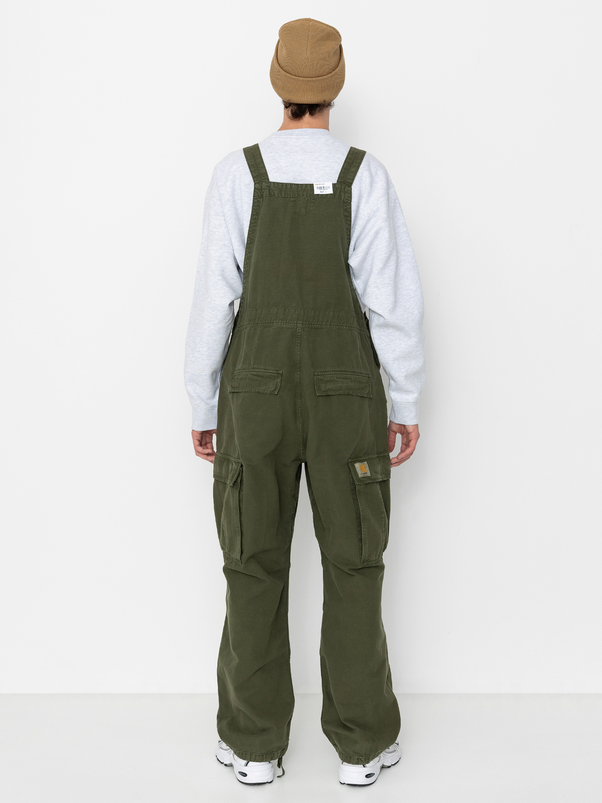 Nohavice Carhartt WIP Cargo Bib Overall (tarragon)