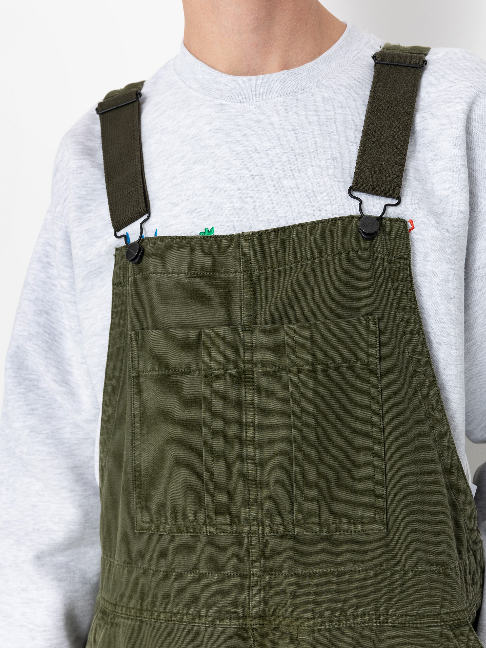 Nohavice Carhartt WIP Cargo Bib Overall (tarragon)