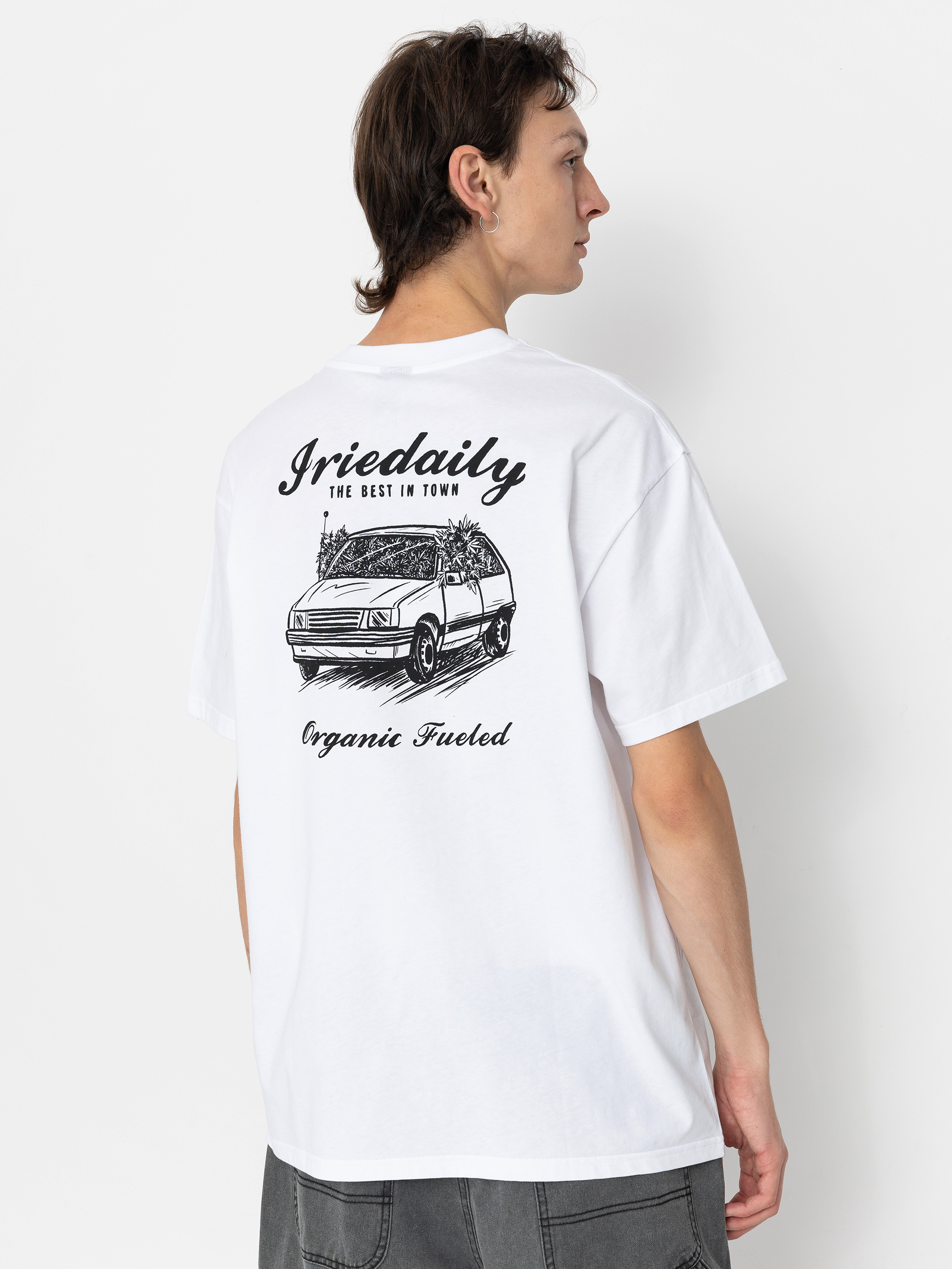 Tričko Iriedaily Organic Fueled (white)