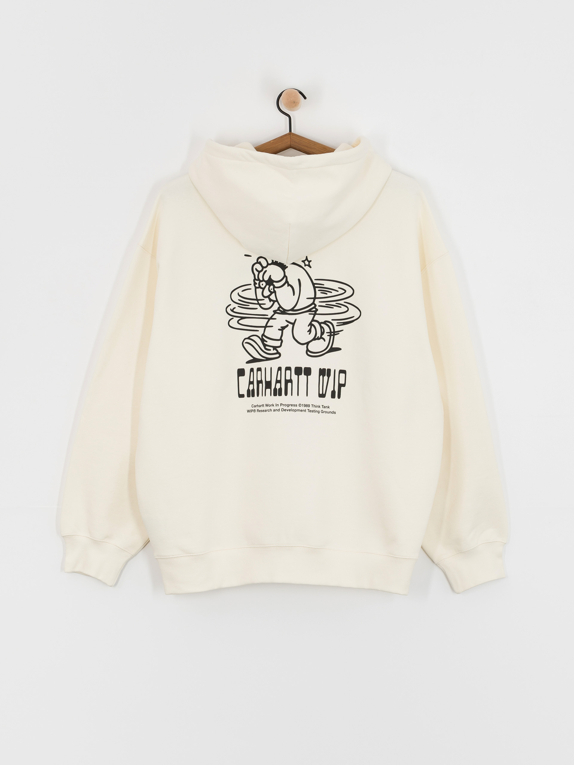 Mikina s kapucňou Carhartt WIP Think Tank ZHD (wax/black)