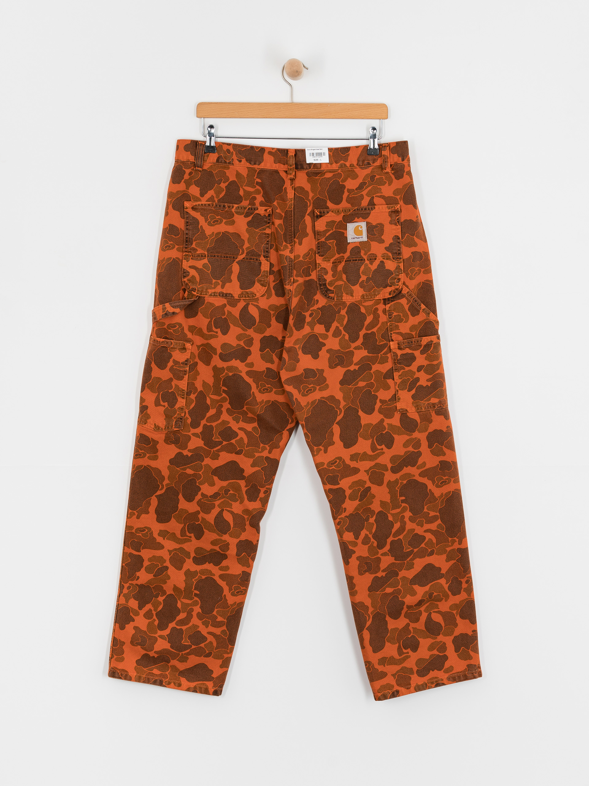 Nohavice Carhartt WIP Duck Single Knee (camo duck/green/turmeric)