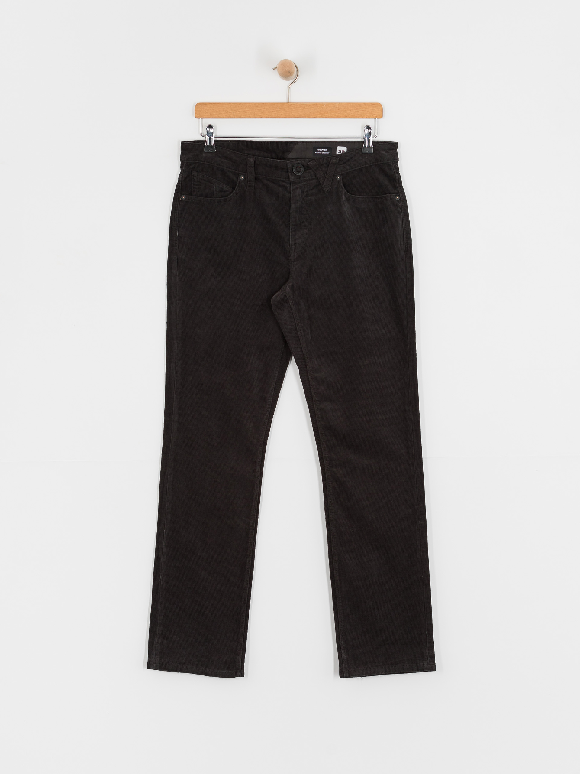 Nohavice Volcom Solver 5 Pocket Cord (stealth)