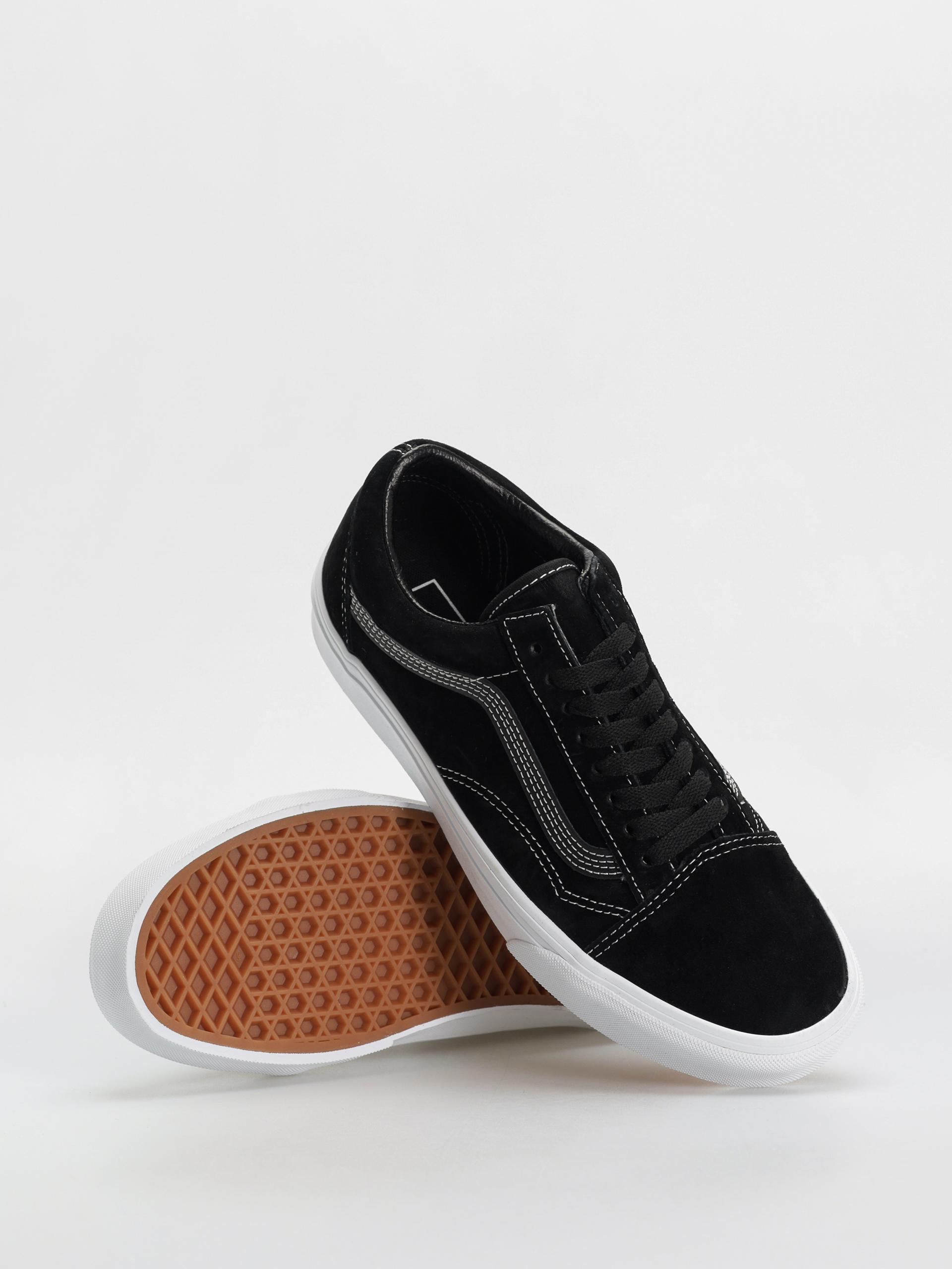 Topánky Vans Old Skool (pig suede black)