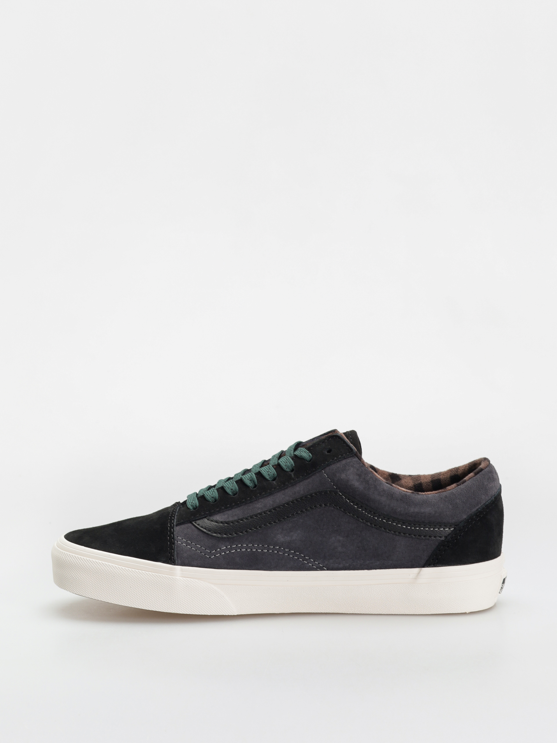Topánky Vans Old Skool (pig suede plaid gray/black)